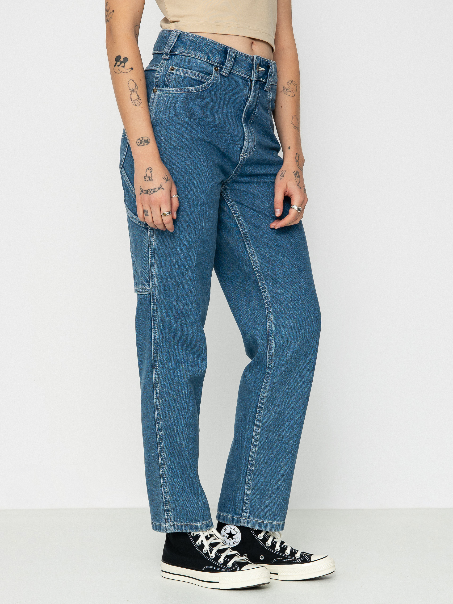 Nohavice Dickies Ellendale Wmn (classic blue)