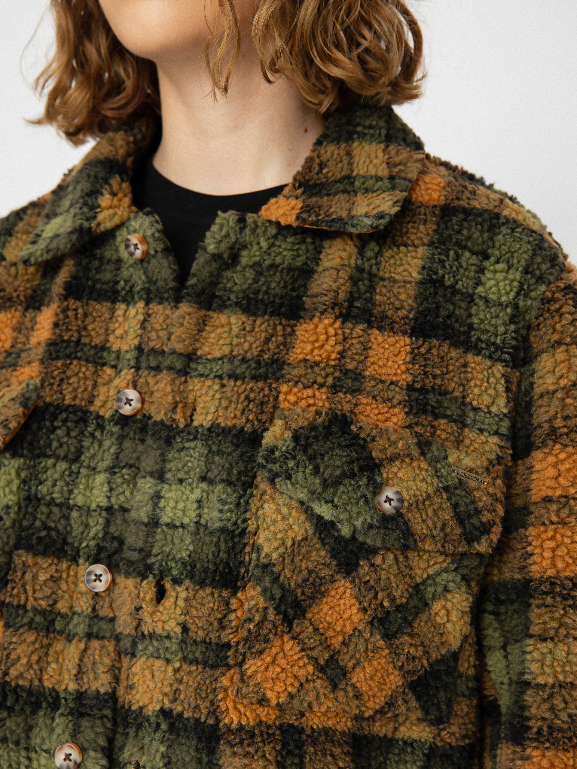 Bunda Volcom Silent Sherpa Wmn (bronze)