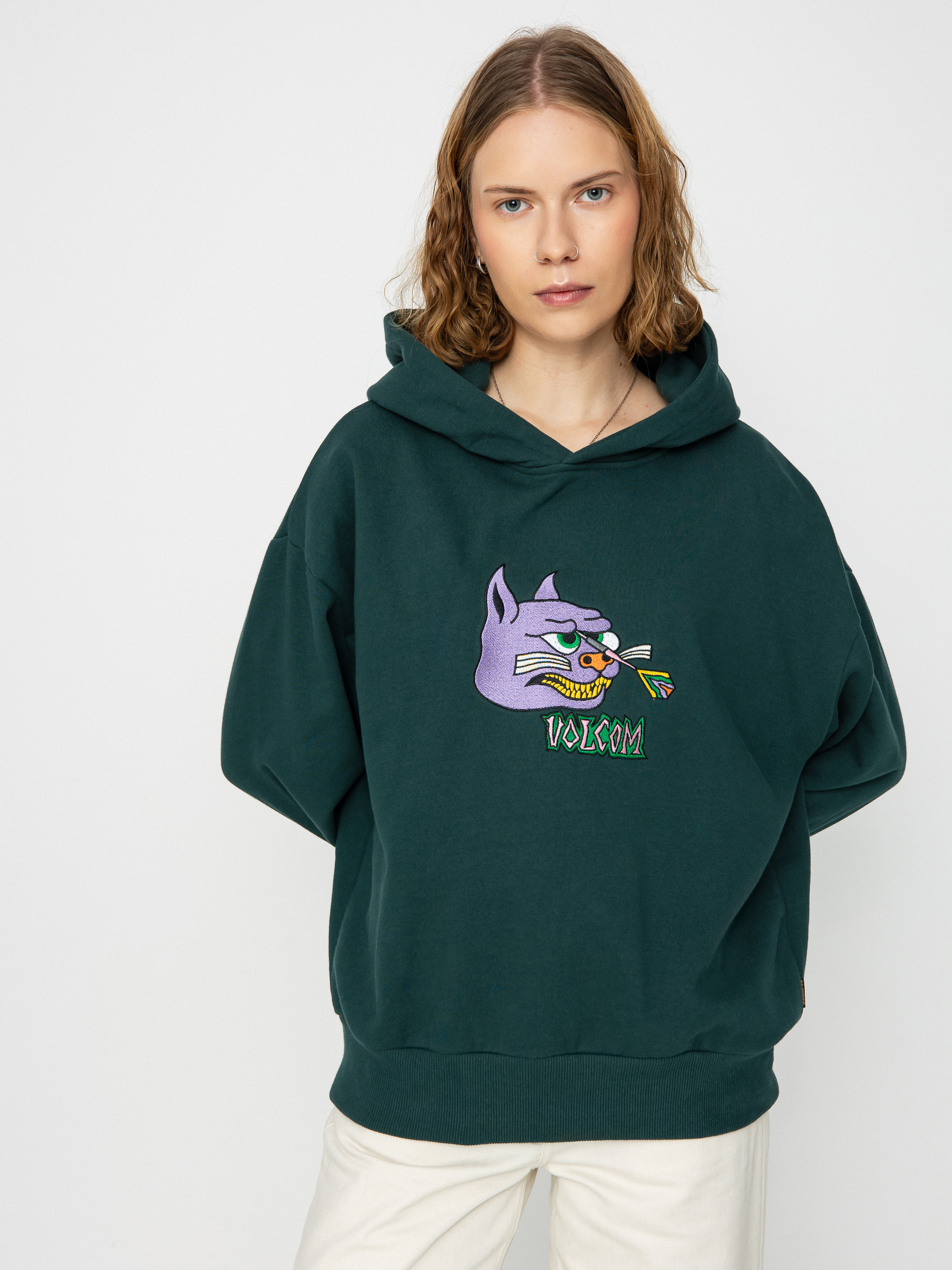 Mikina s kapucňou Volcom Fa Nando Von Arb HD Wmn (ponderosa pine)