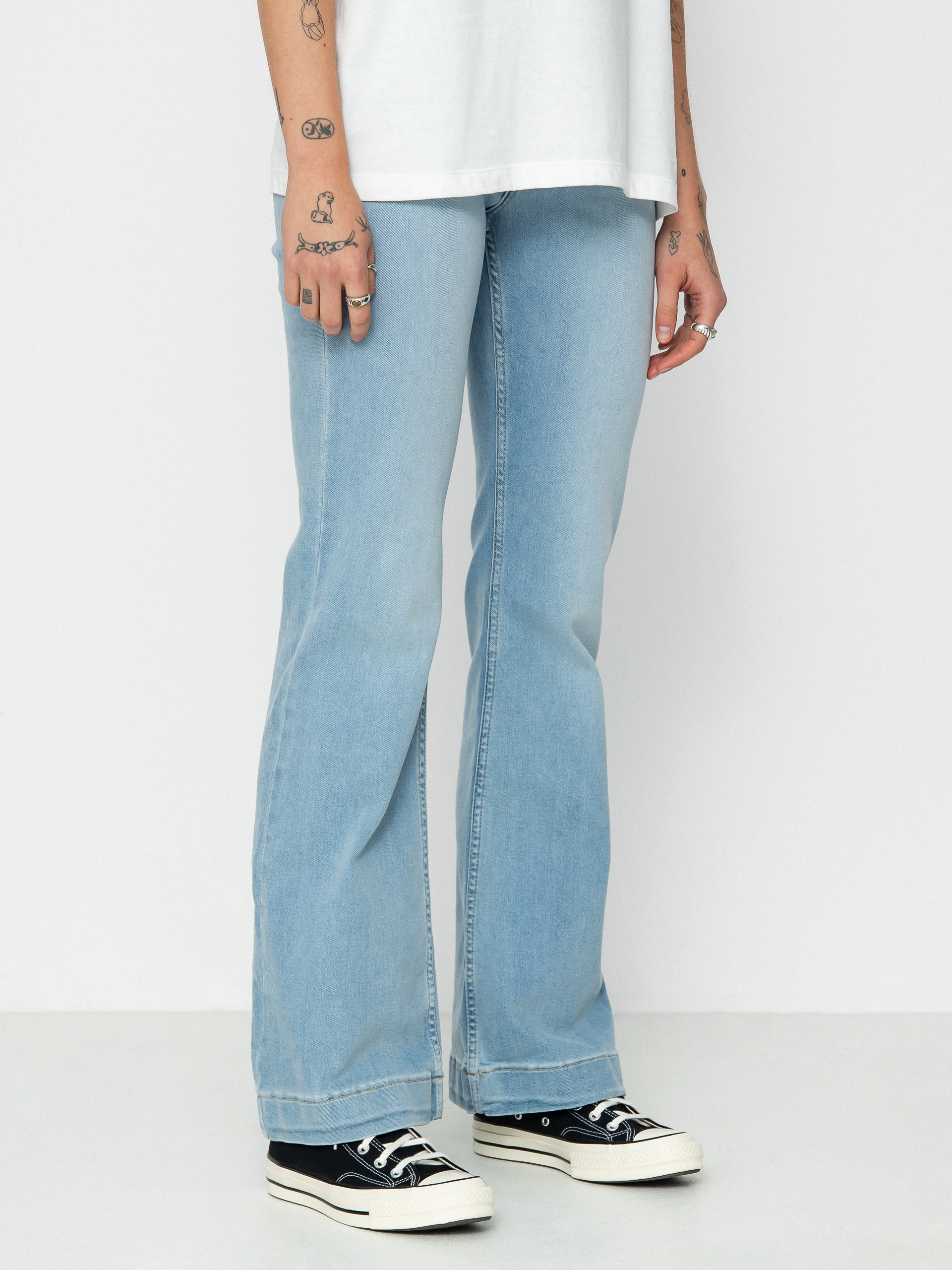 Nohavice Roxy Final Wave High Wmn (light blue)