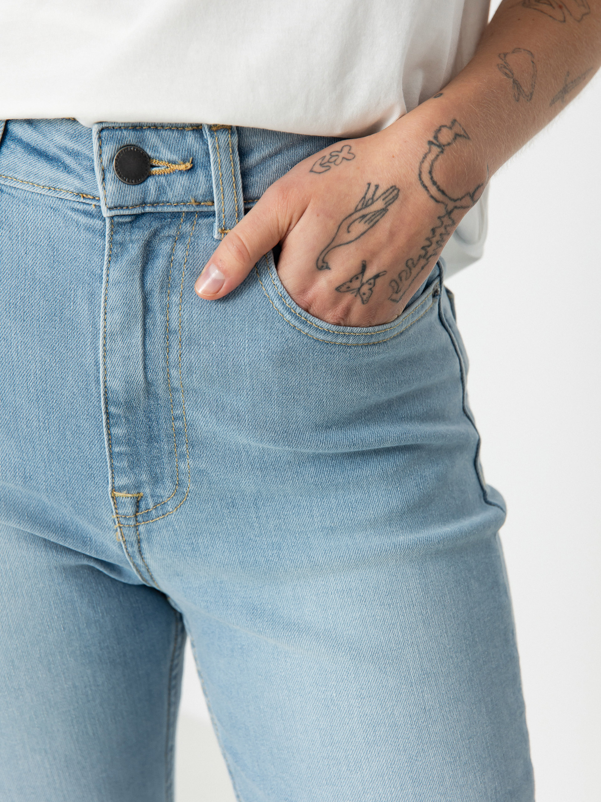 Nohavice Roxy Final Wave High Wmn (light blue)