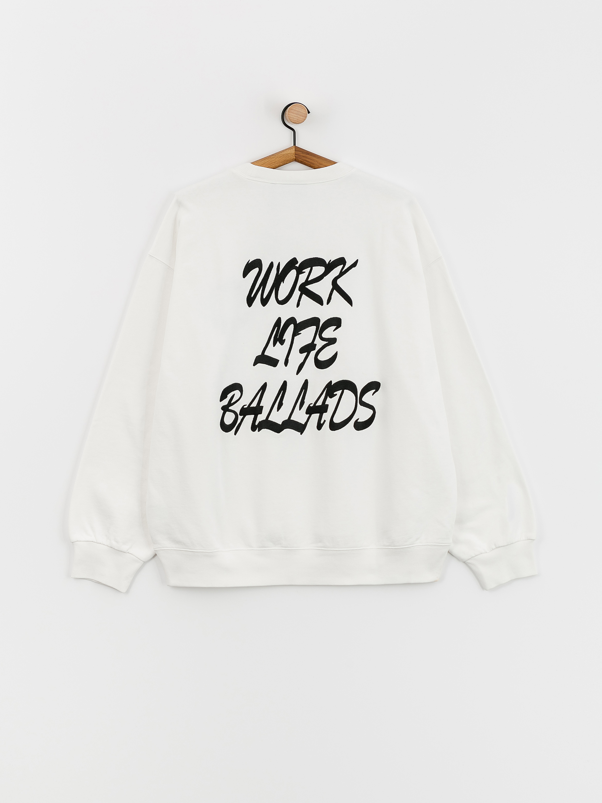 Mikina Carhartt WIP Work Varsity (white/black)