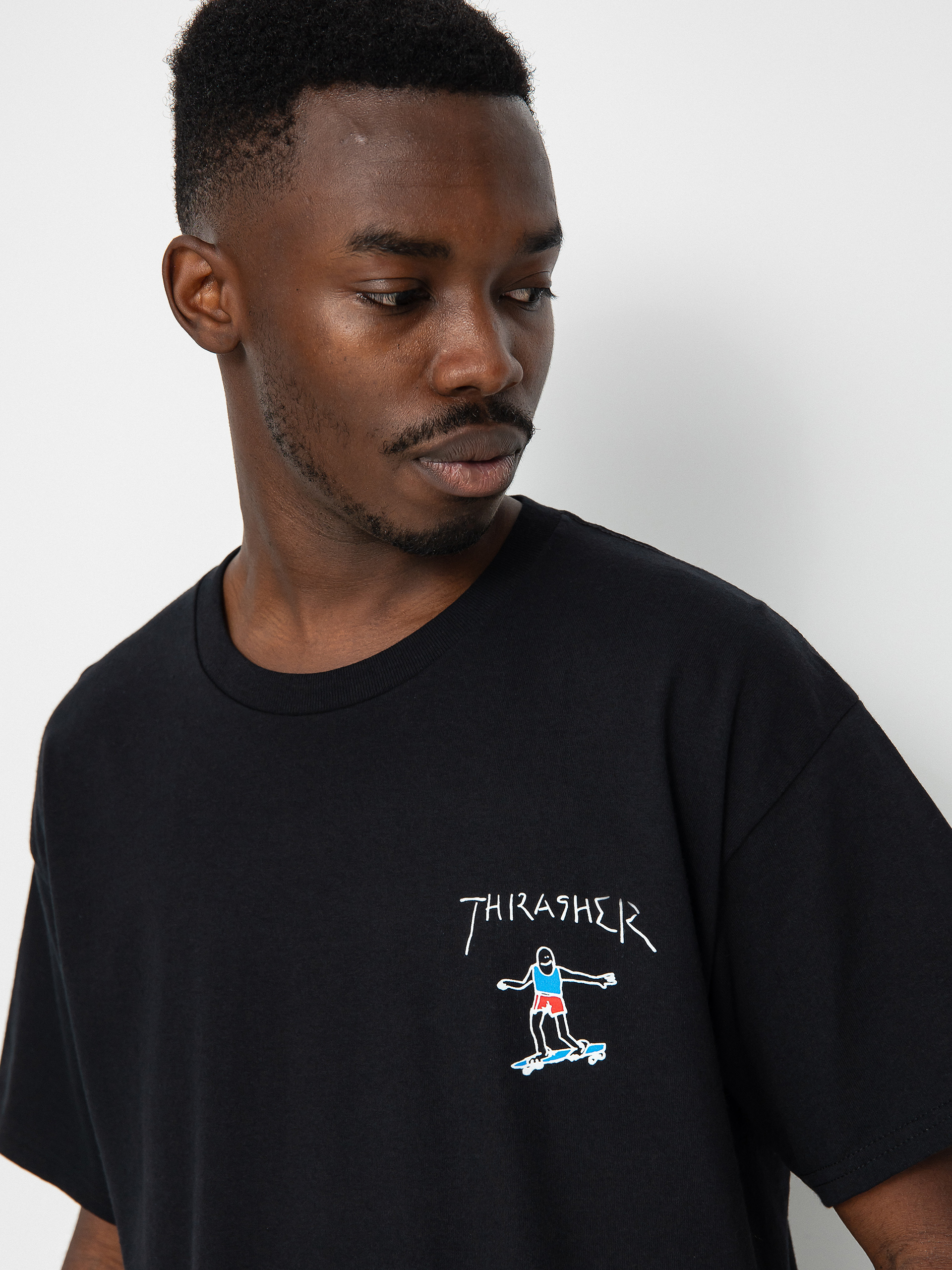 Tričko Thrasher Gonz Mini Logo (black)