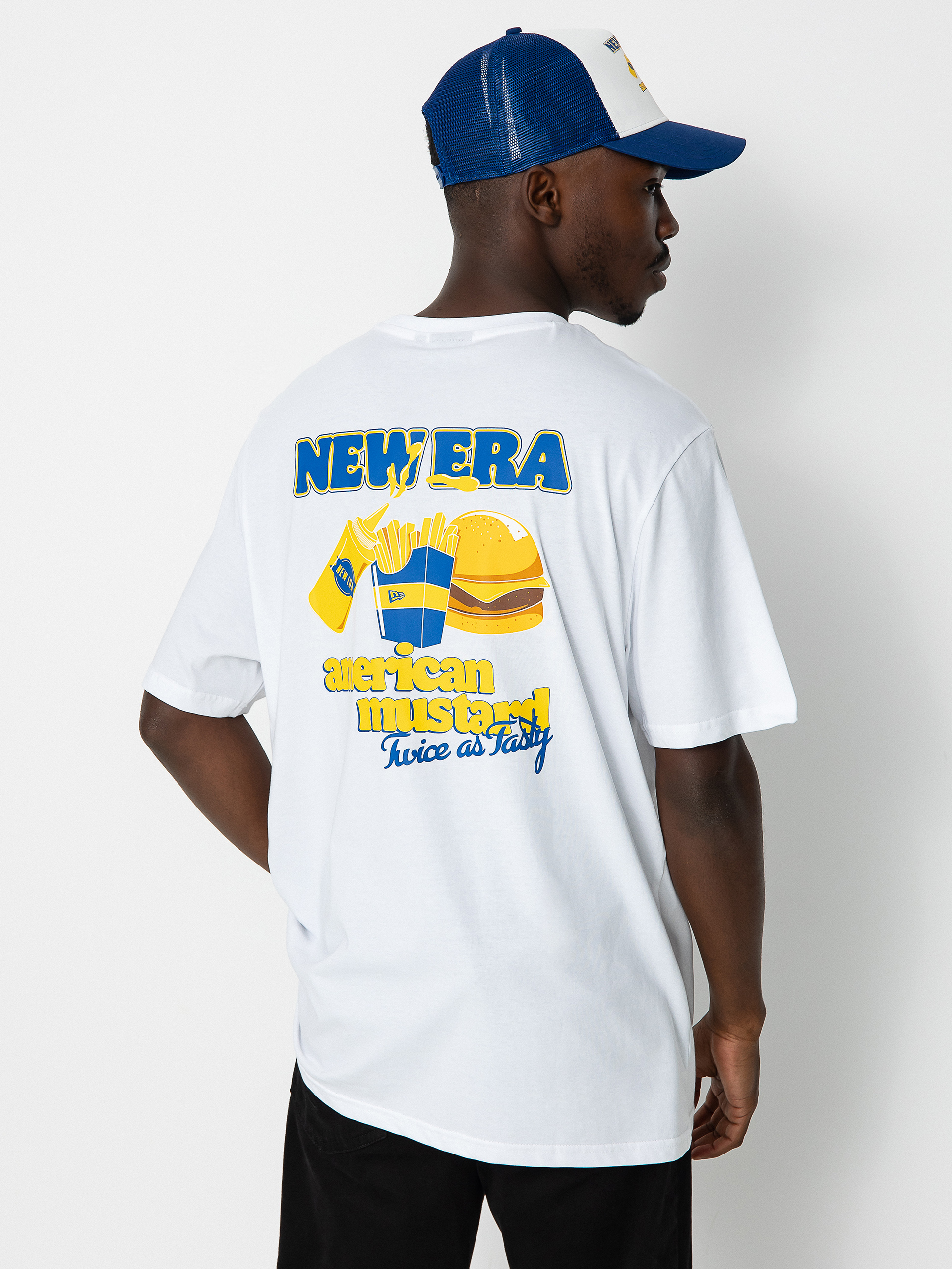 Tričko New Era Food Graphic (white/blue)