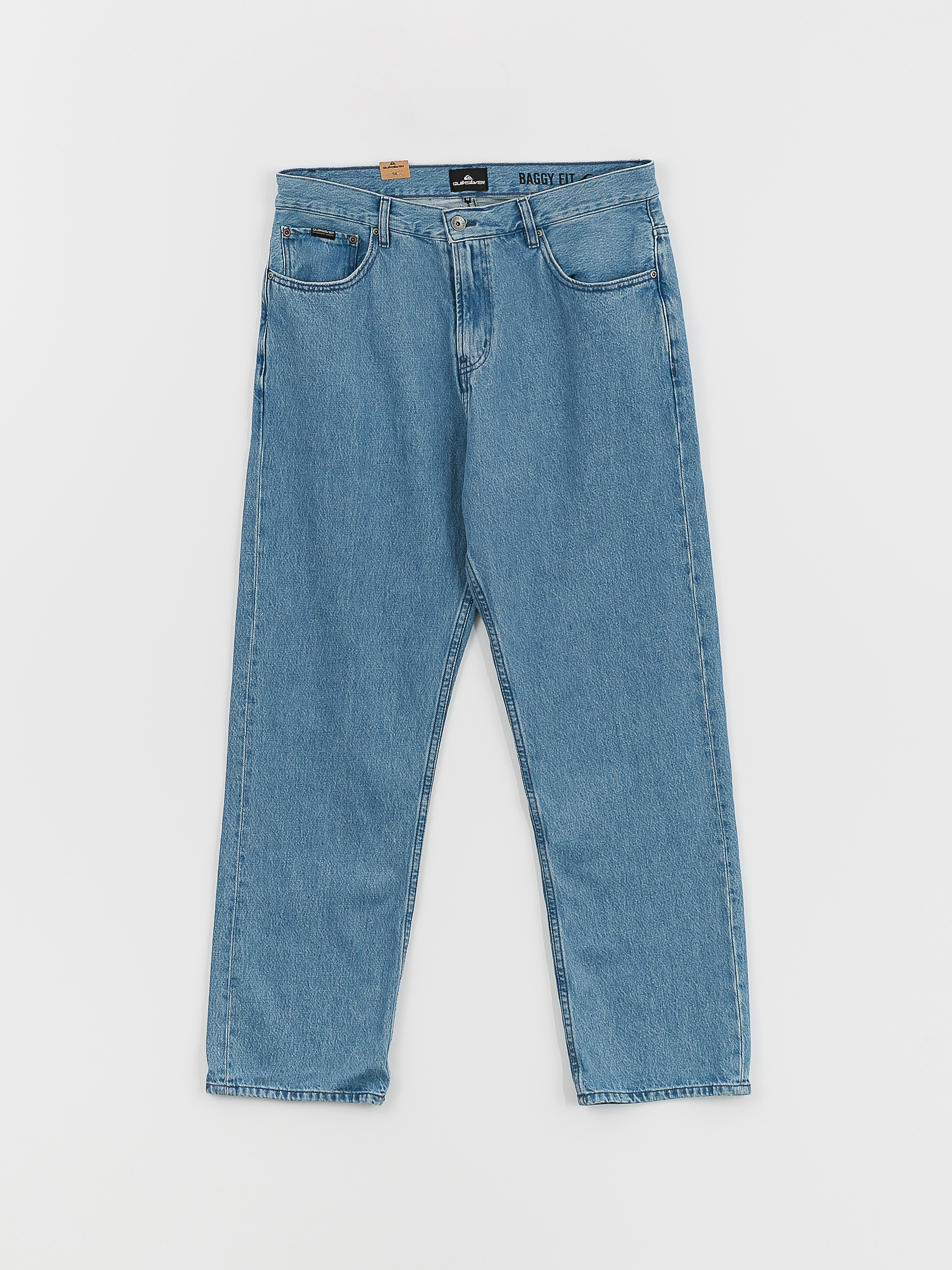 Nohavice Quiksilver Baggy Nineties Wash (ashley blue)