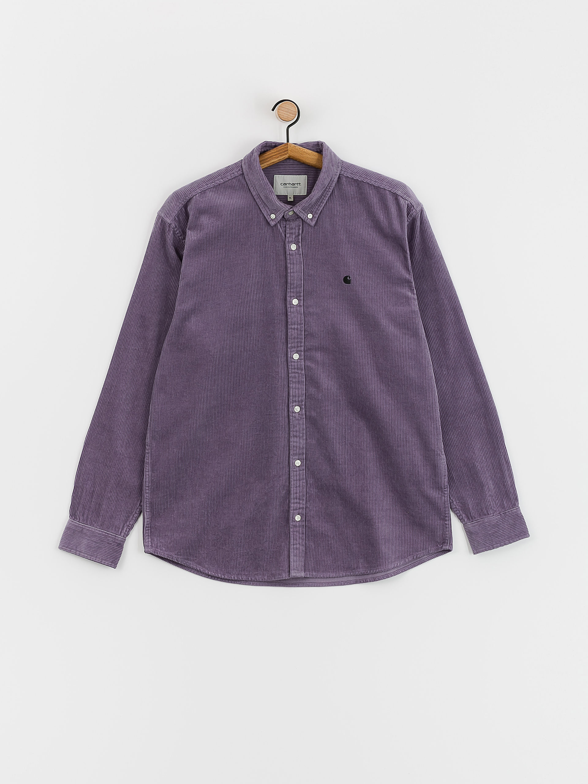 Košeľa Carhartt WIP Madison Cord (glassy purple/black)