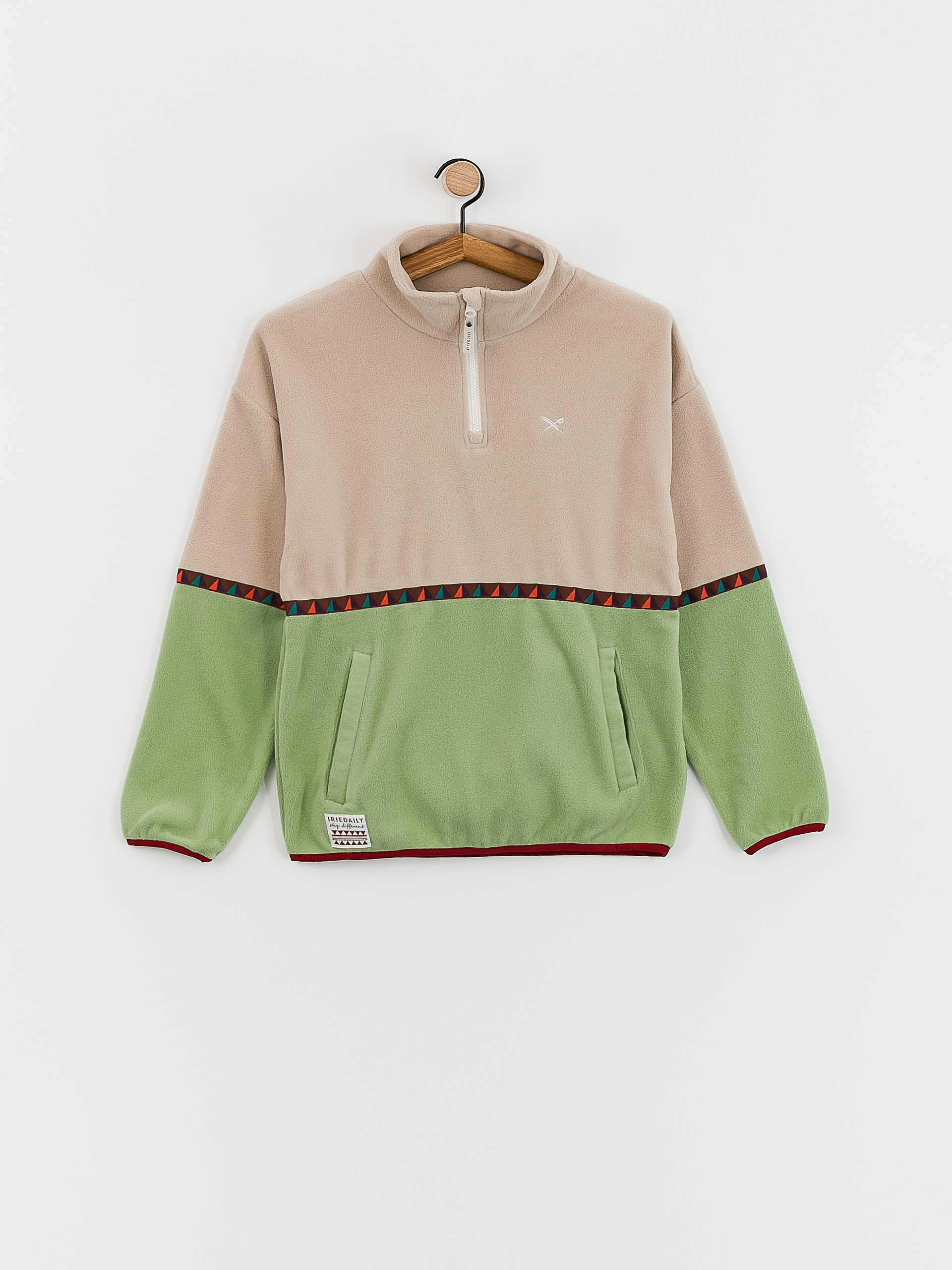 Dámsky Flísová mikina Iriedaily Holina (piquant green)