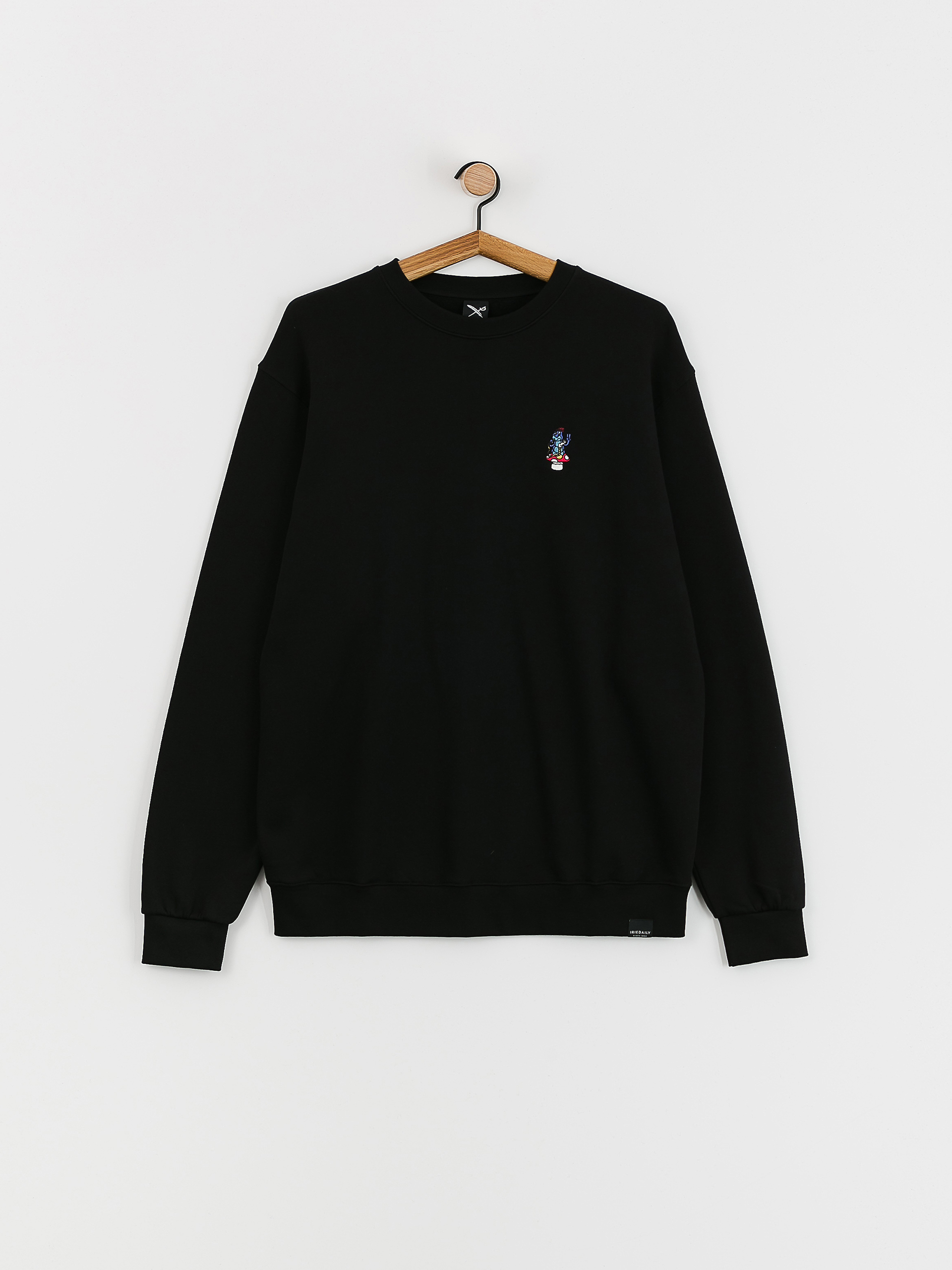 Mikina Iriedaily Smokey Emb (black)