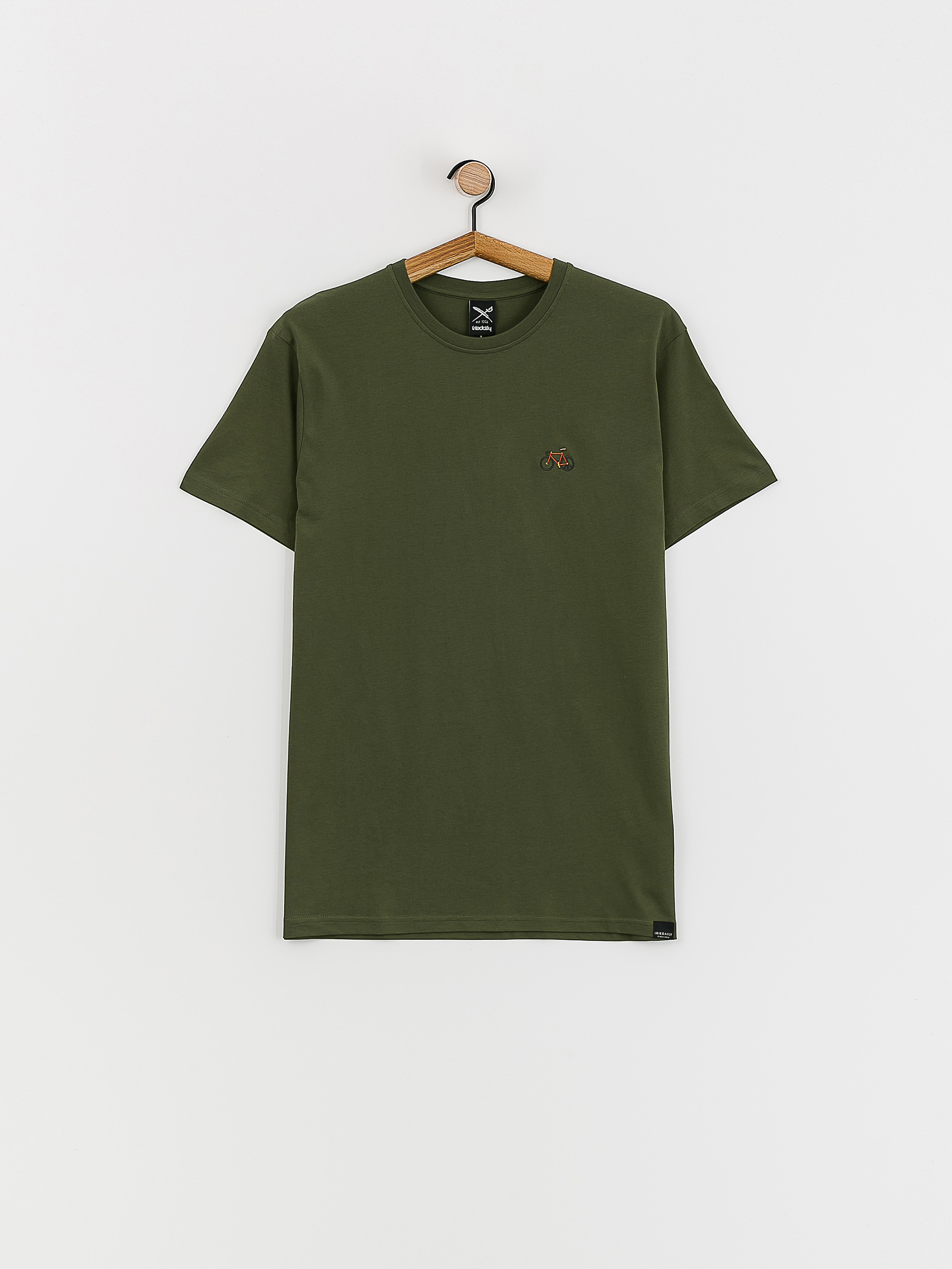 Tričko Iriedaily Peaceride Emb (d olive)