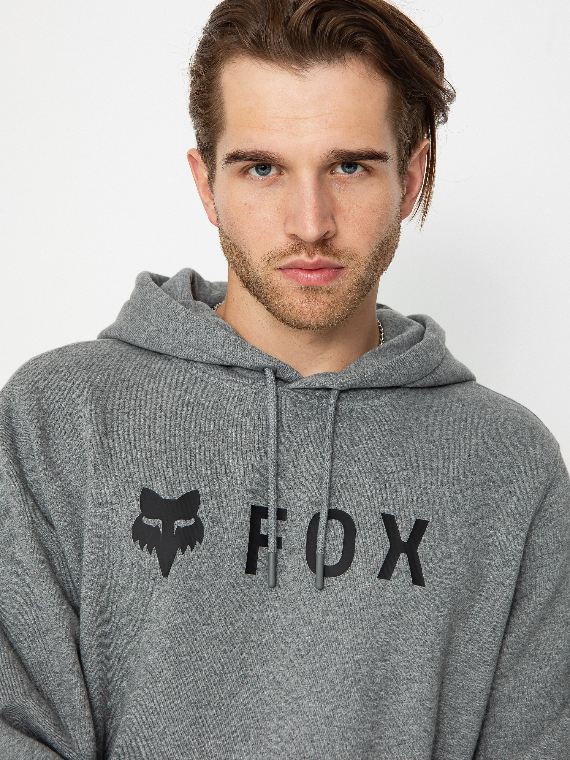 Mikina s kapucňou Fox Absolute HD (heather/graphite)