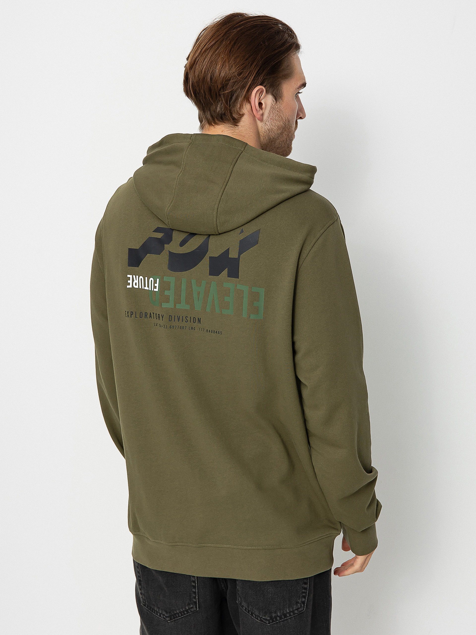 Mikina s kapucňou Fox Leo HD (olive/green)
