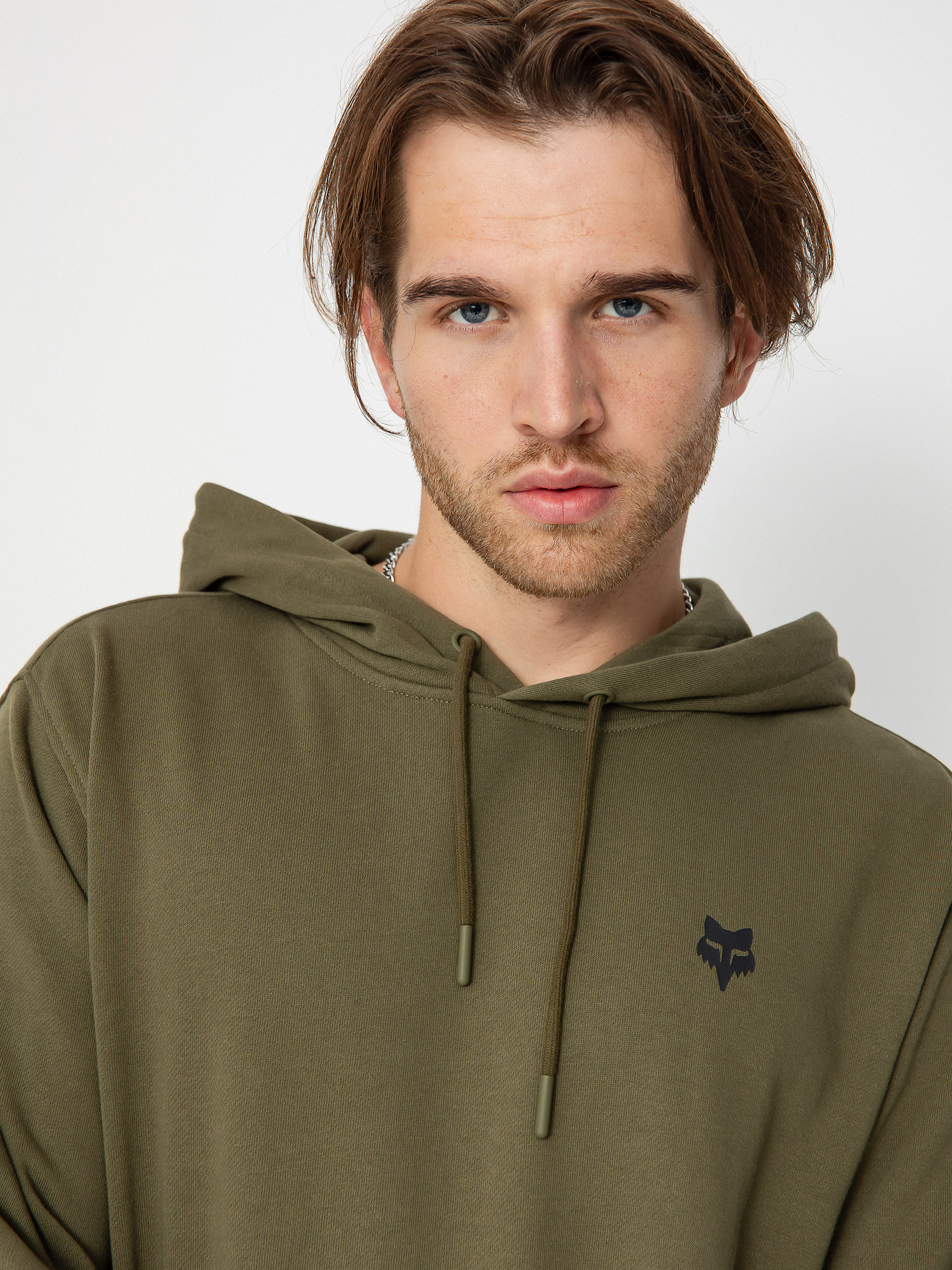 Mikina s kapucňou Fox Leo HD (olive/green)