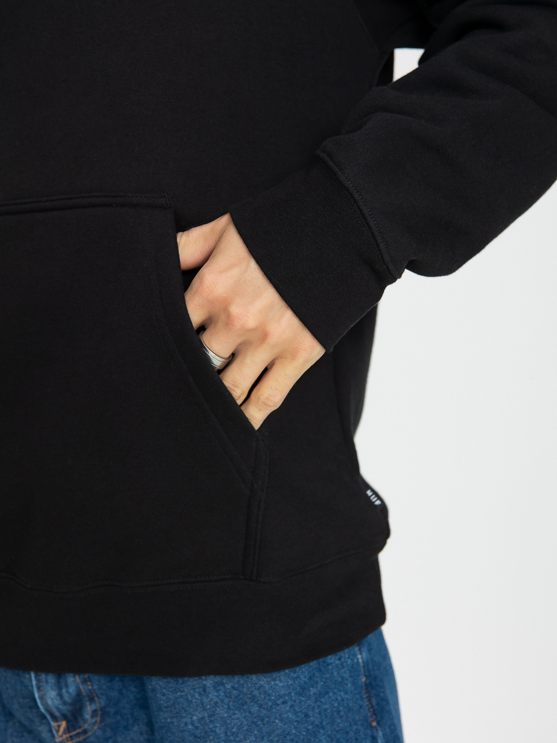 Mikina s kapucňou HUF Digital Domain HD (black)