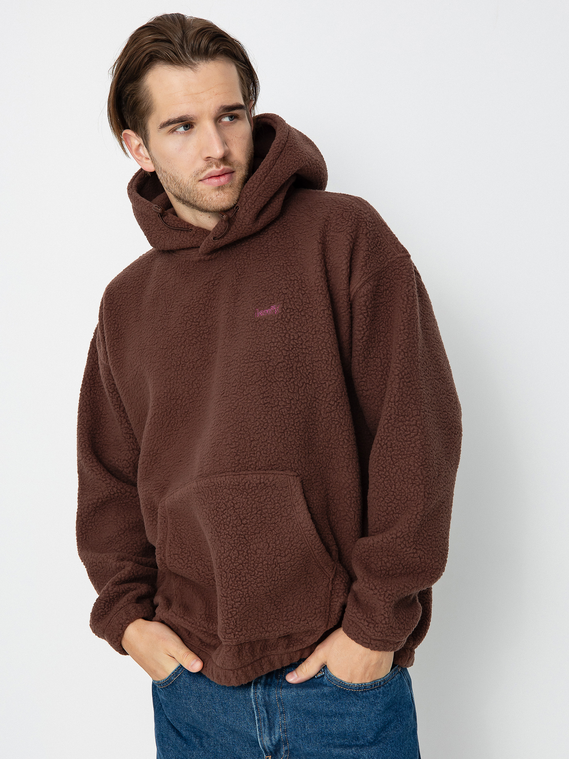 Mikina s kapucňou Levi's® Cozy Up HD (coffee)