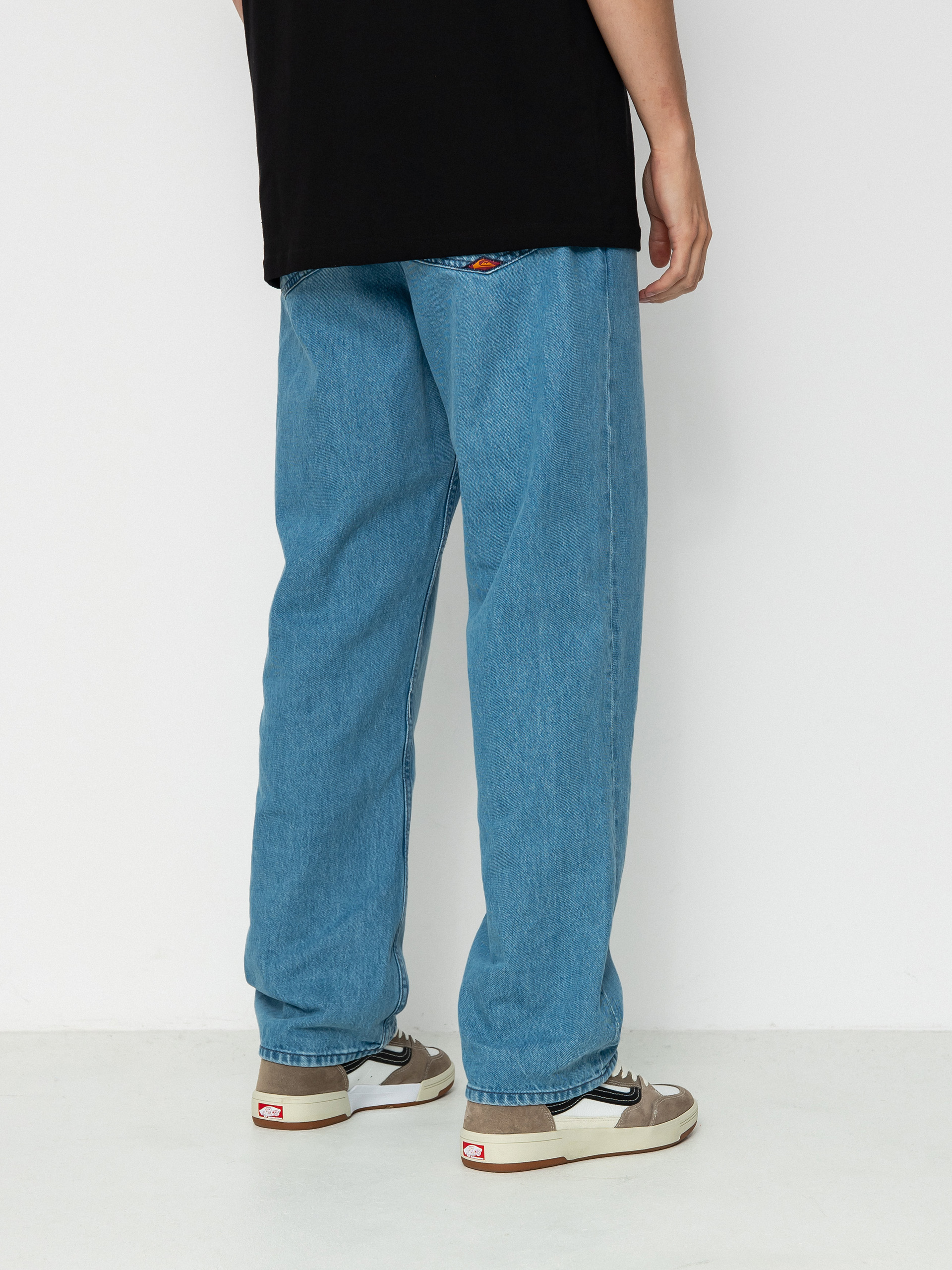 Nohavice Quiksilver Baggy Nineties Wash (ashley blue)