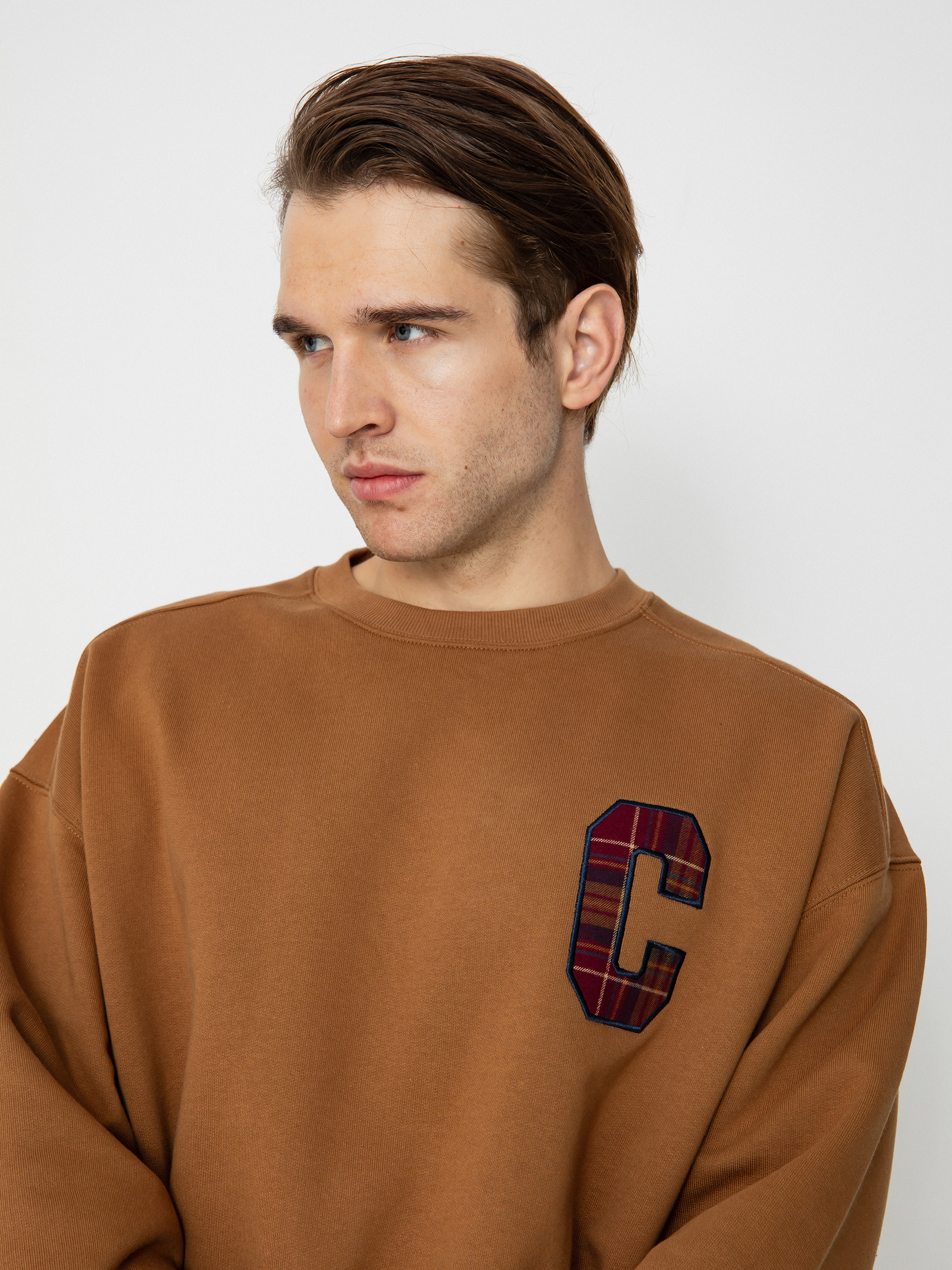 Mikina Carhartt WIP Wiles (hamilton brown)