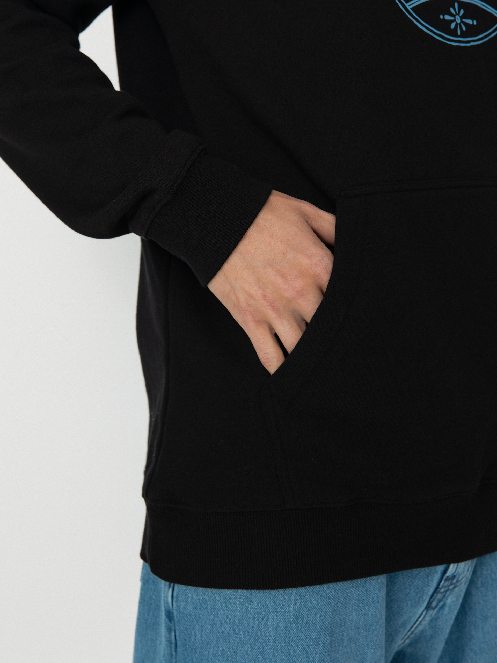 Mikina s kapucňou Rip Curl Stapler HD (black)