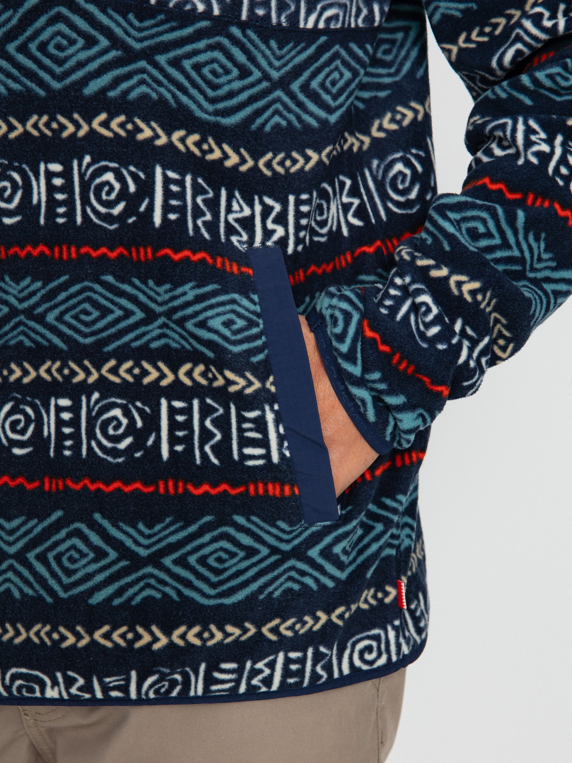 Pánsky Flísová mikina Quiksilver No Destination 2 (nodestinationnavalac)