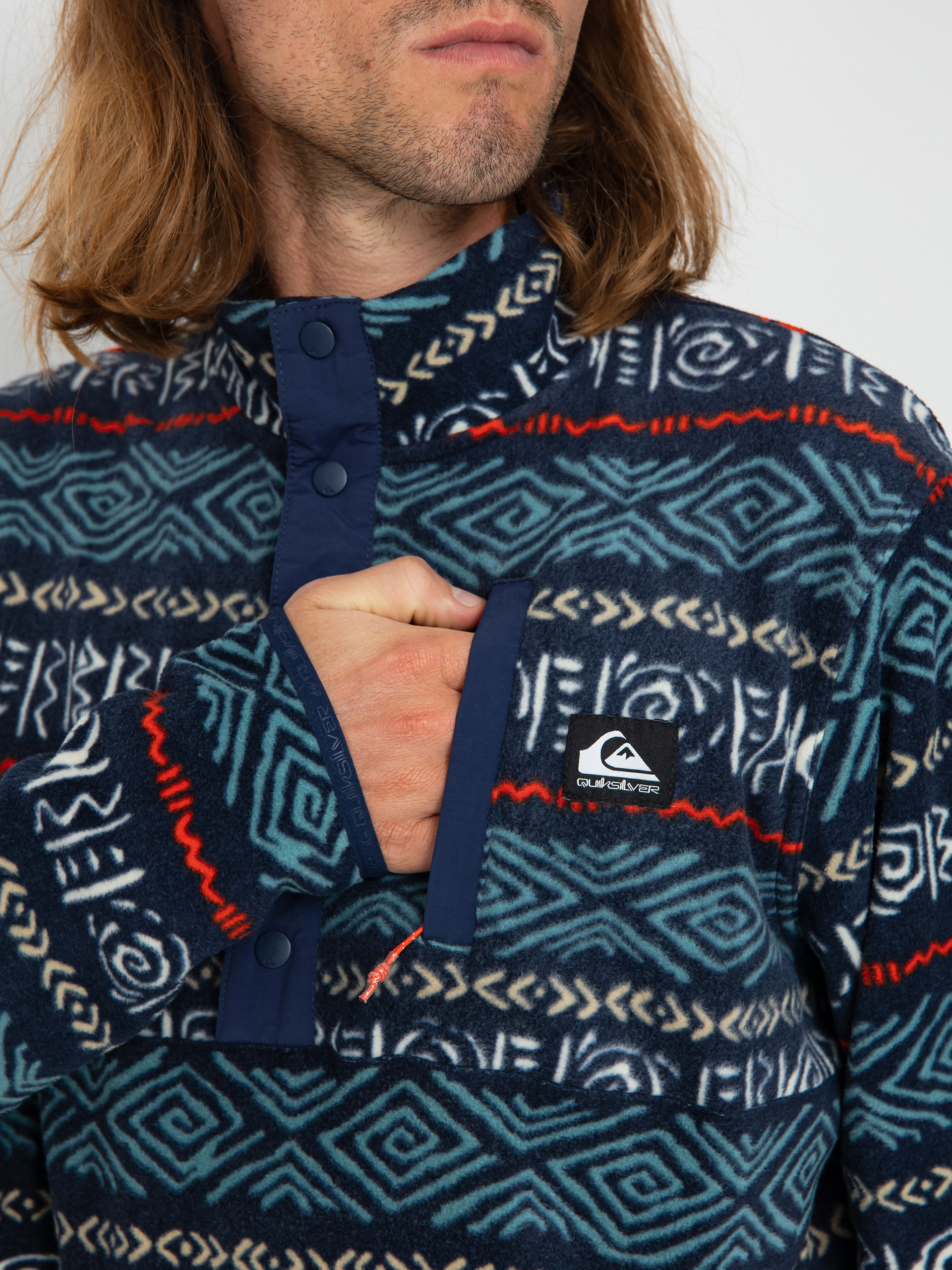 Pánsky Flísová mikina Quiksilver No Destination 2 (nodestinationnavalac)