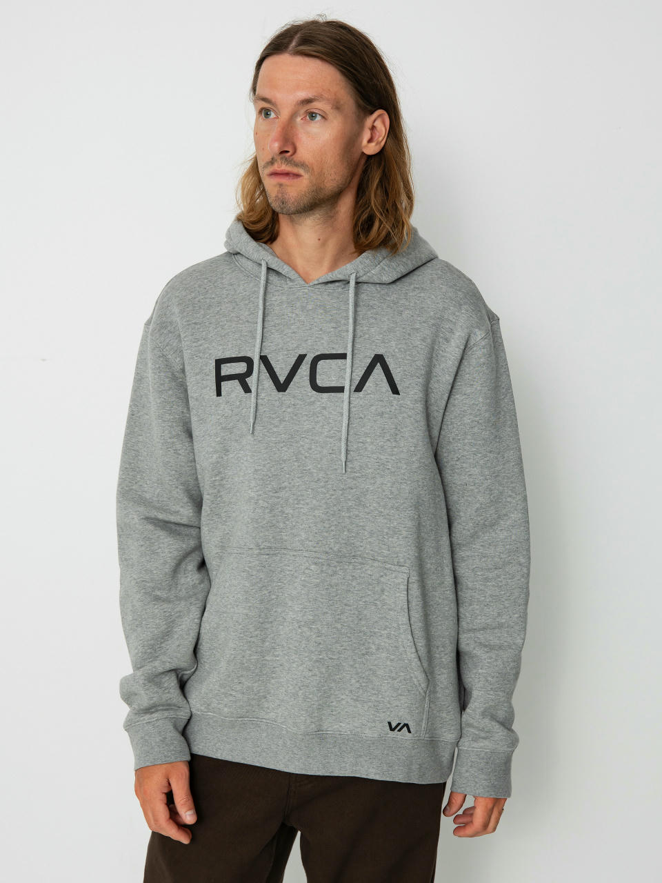 Mikina s kapucňou RVCA Big Rvca HD (athletic heather)