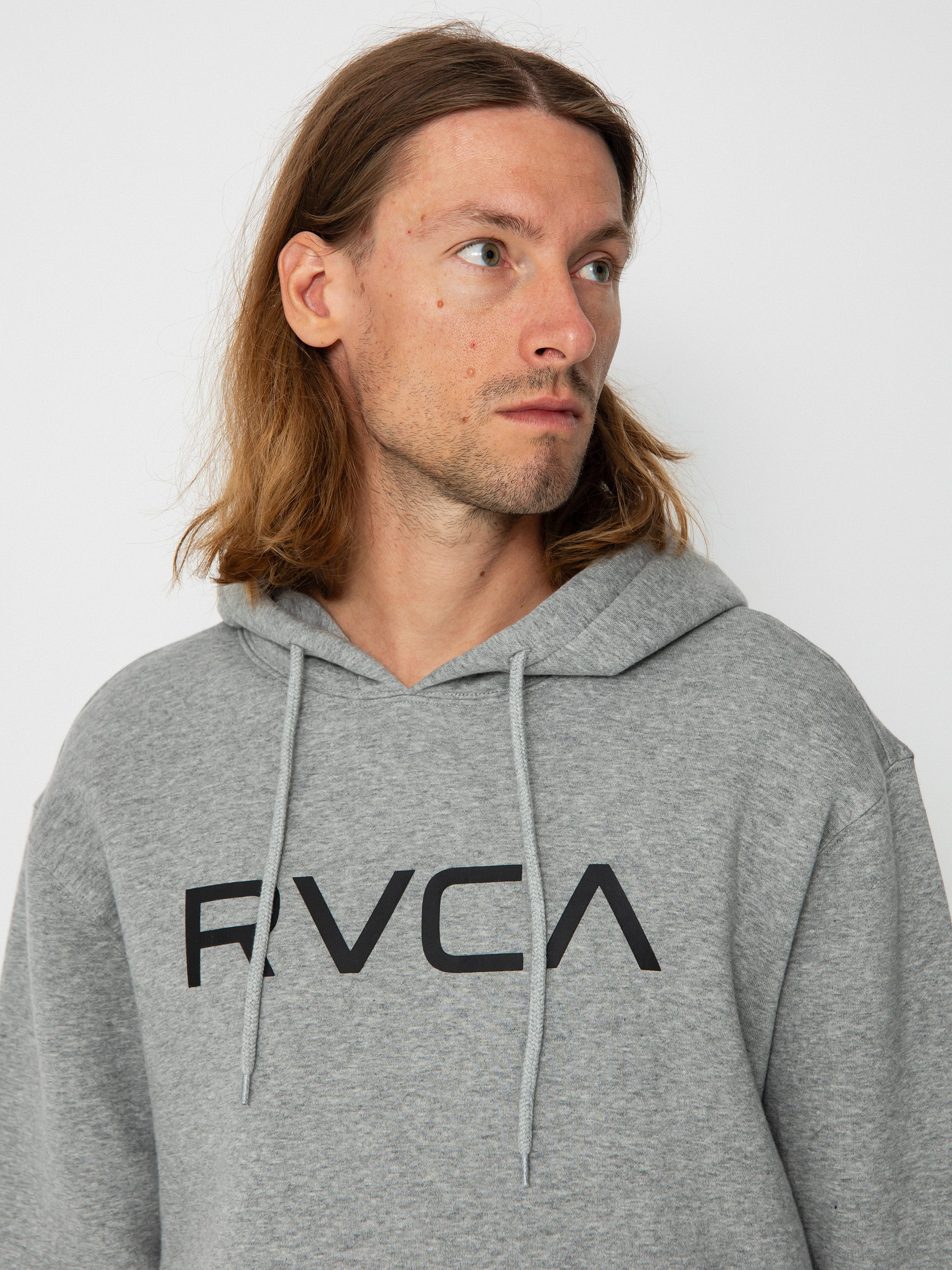 Mikina s kapucňou RVCA Big Rvca HD (athletic heather)