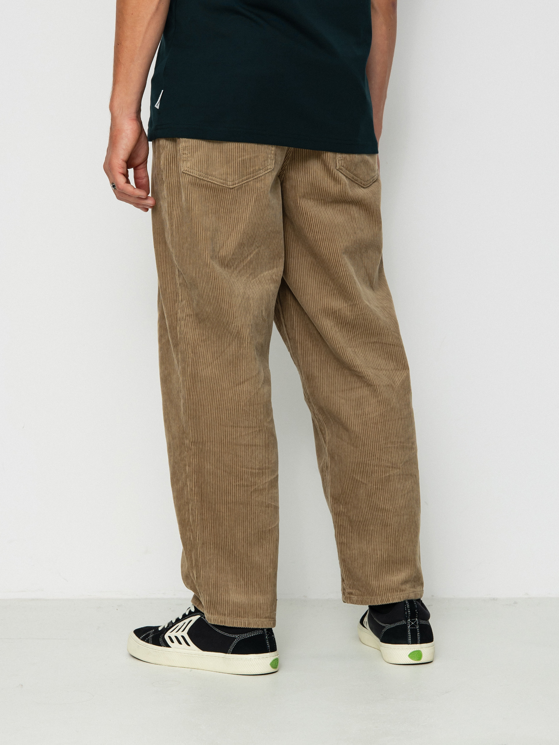 Nohavice Volcom Billow Tapered Cord (khaki)