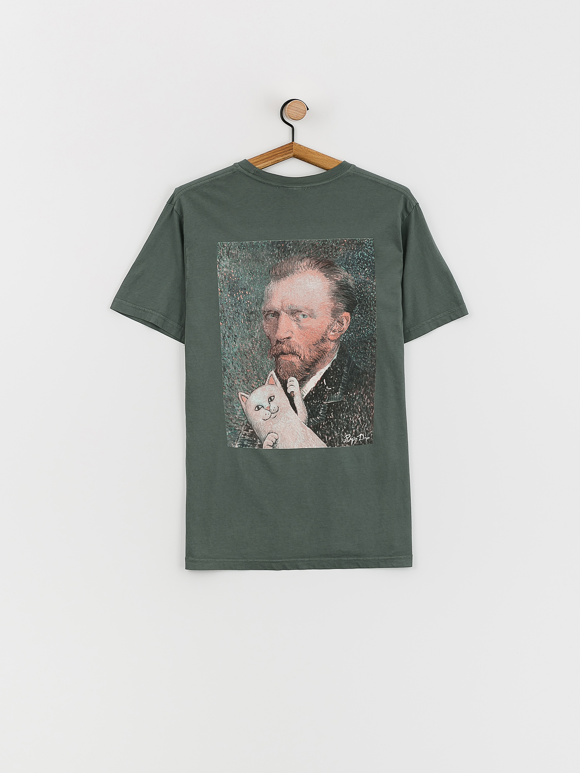 Tričko RipNDip Van Nermal (charcoal)