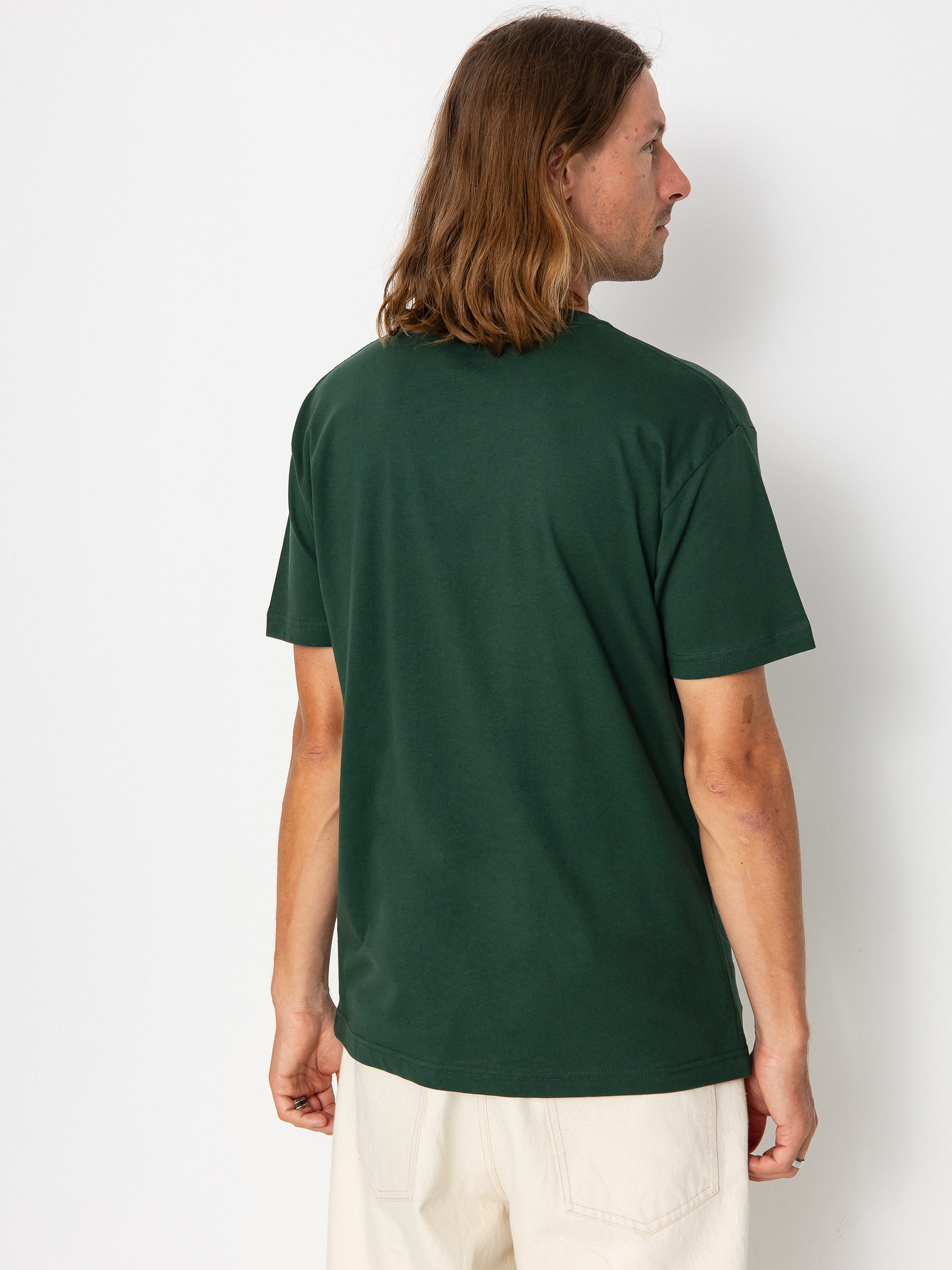 Tričko Etnies Icon (green/orange)