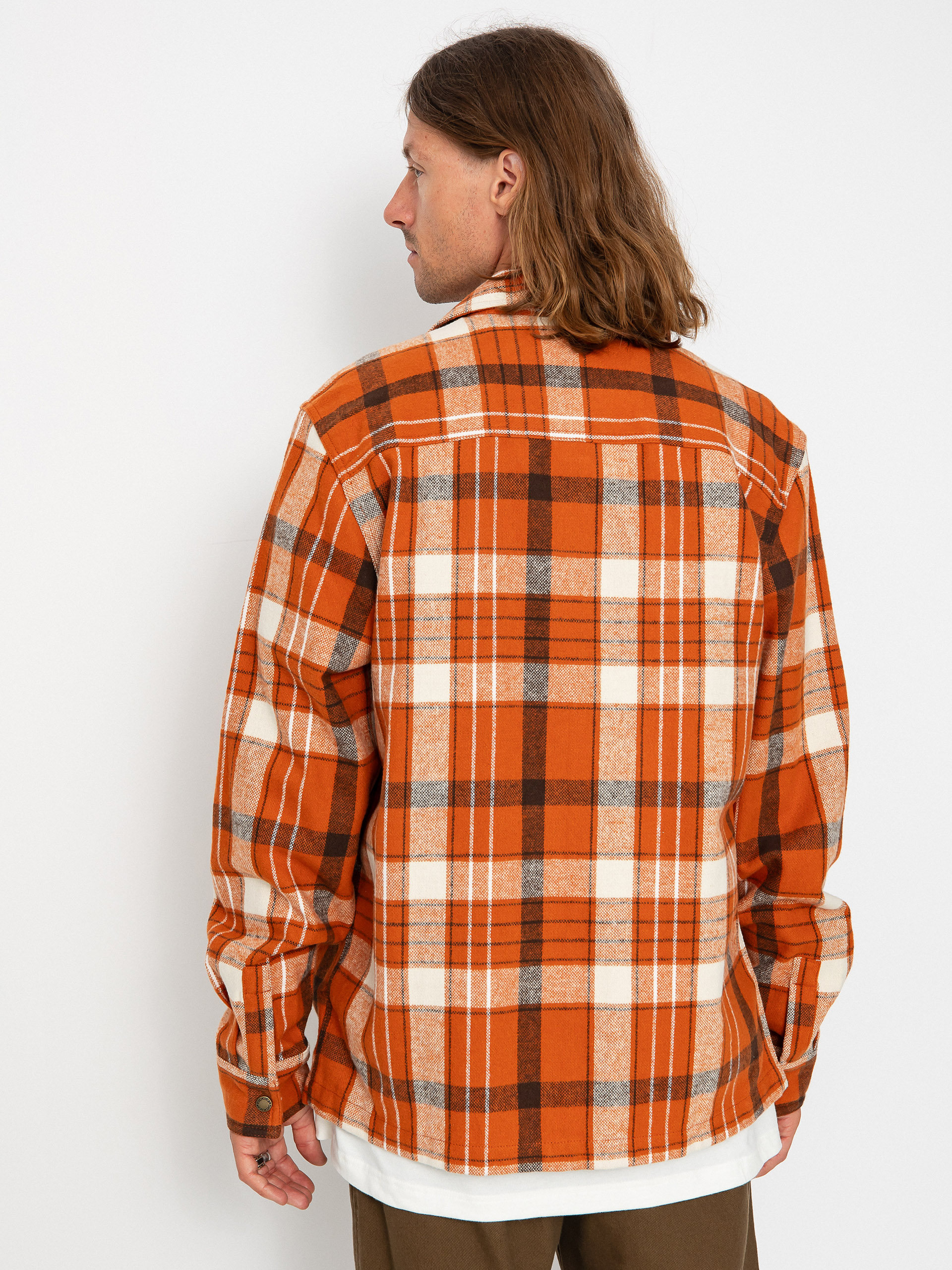 Košeľa Dickies Nimmons (bombay brown)