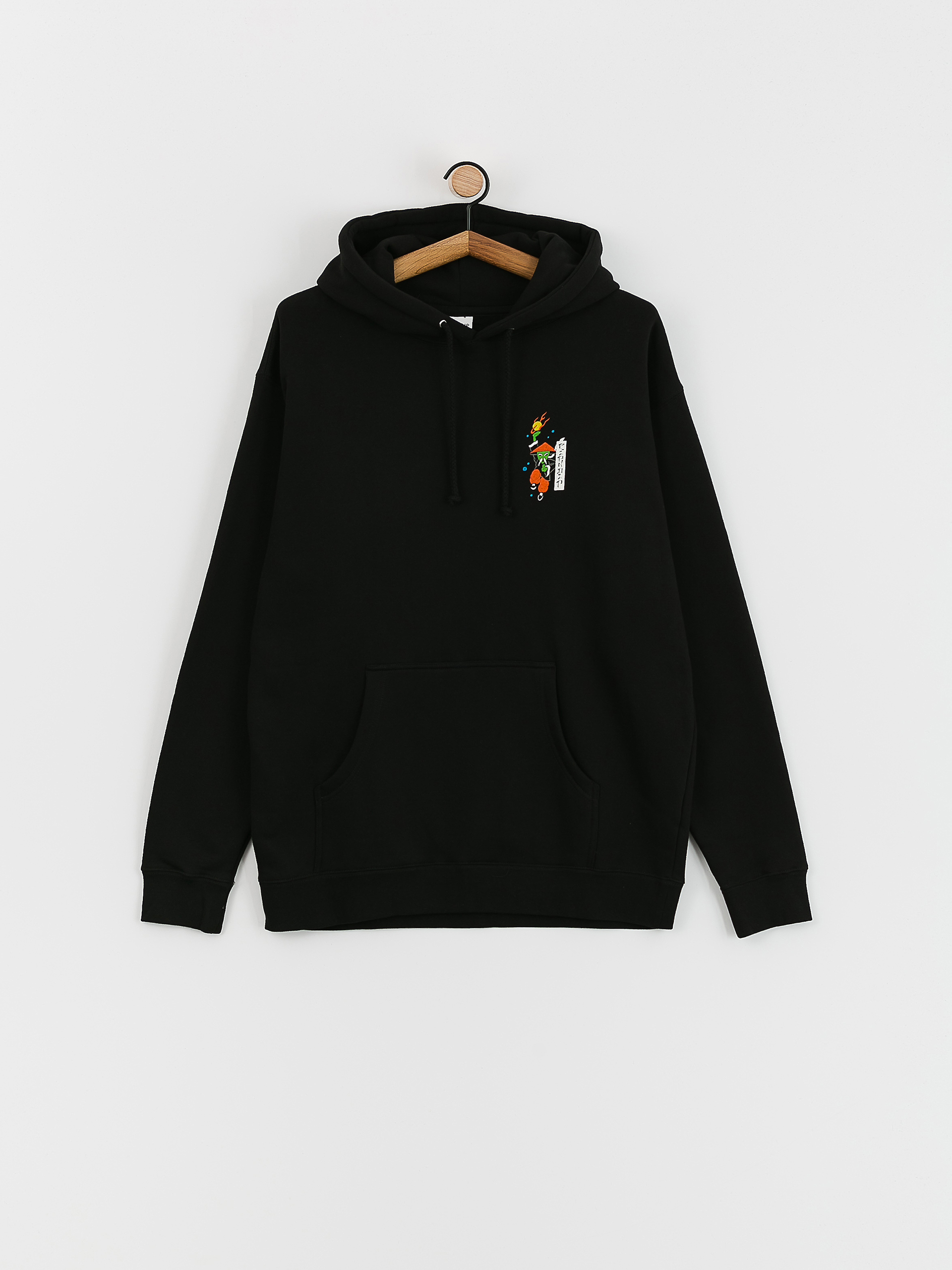 Mikina s kapucňou RipNDip Ryu HD (black)
