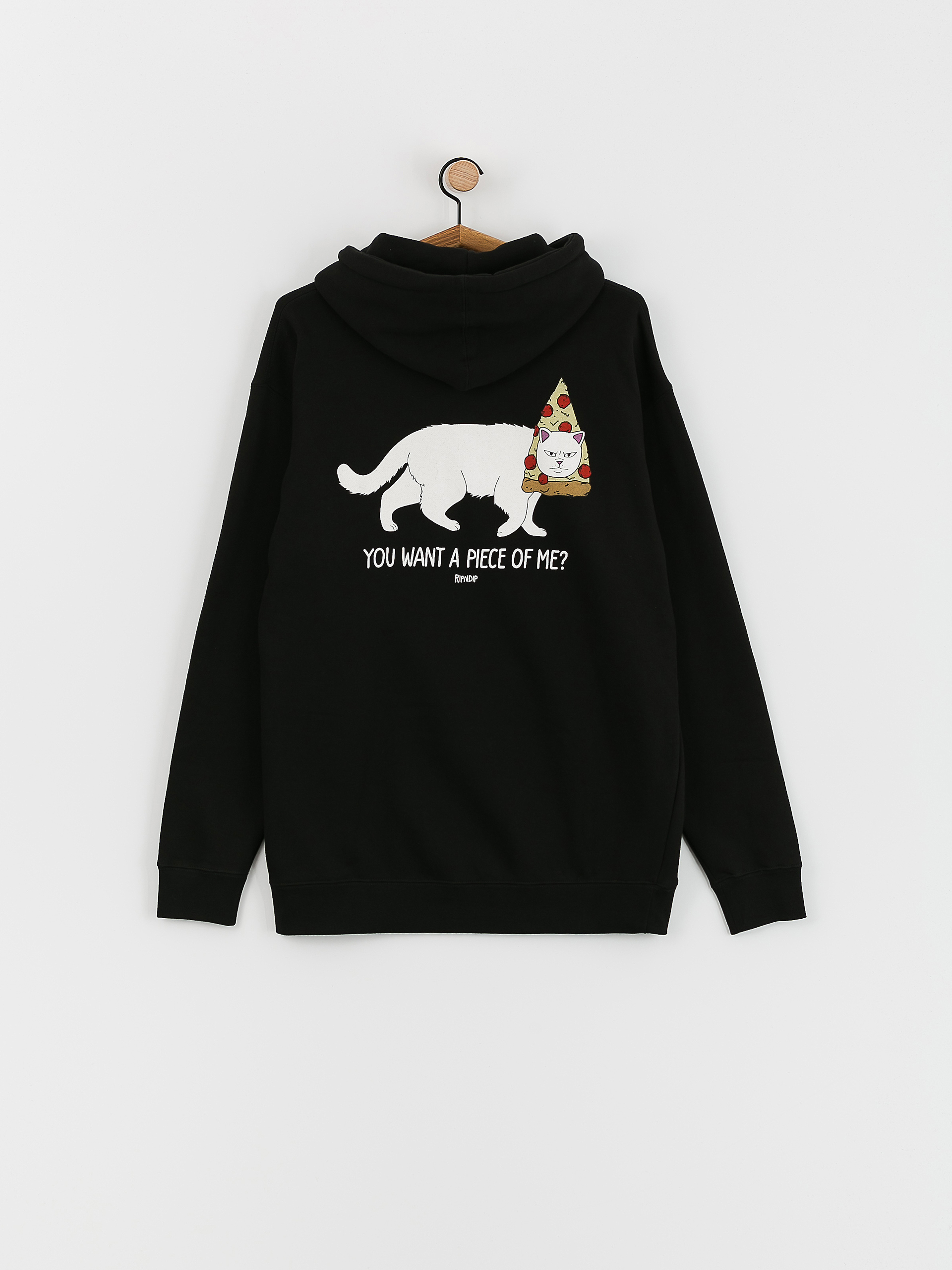 Mikina s kapucňou RipNDip Wanna Piece Of Me? HD (black)