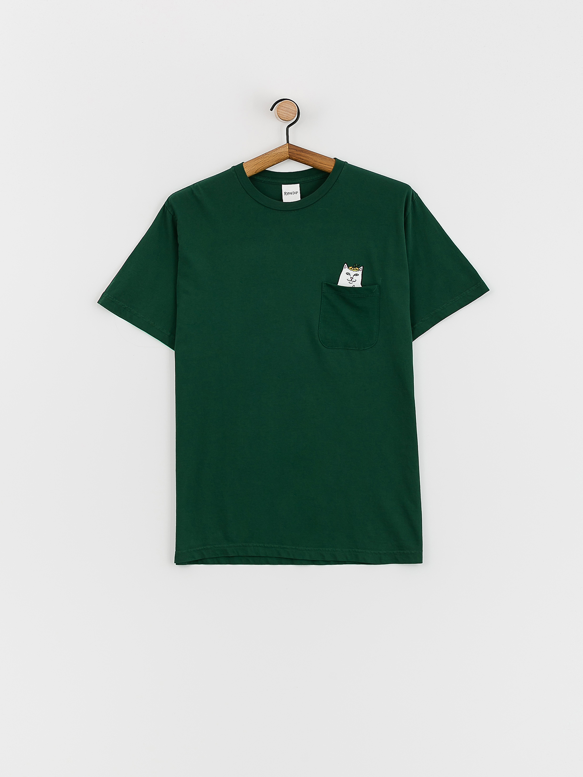 Tričko RipNDip Pumpkin Nerm Pocket (hunter green)