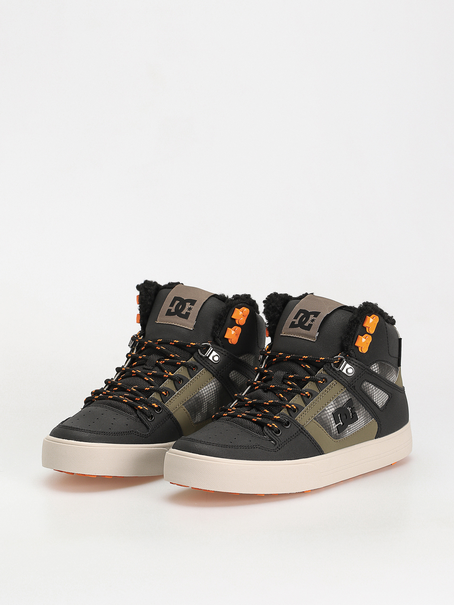 Zimné topánky DC Pure Ht Wc Wnt (black/green print)