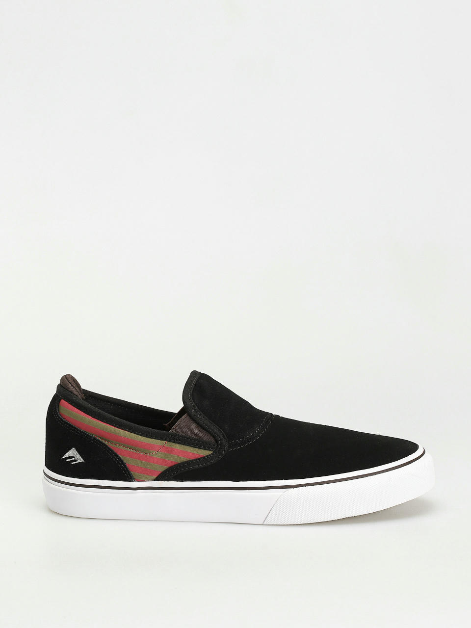 Topánky Emerica Wino G6 Slip On (black/olive/red)