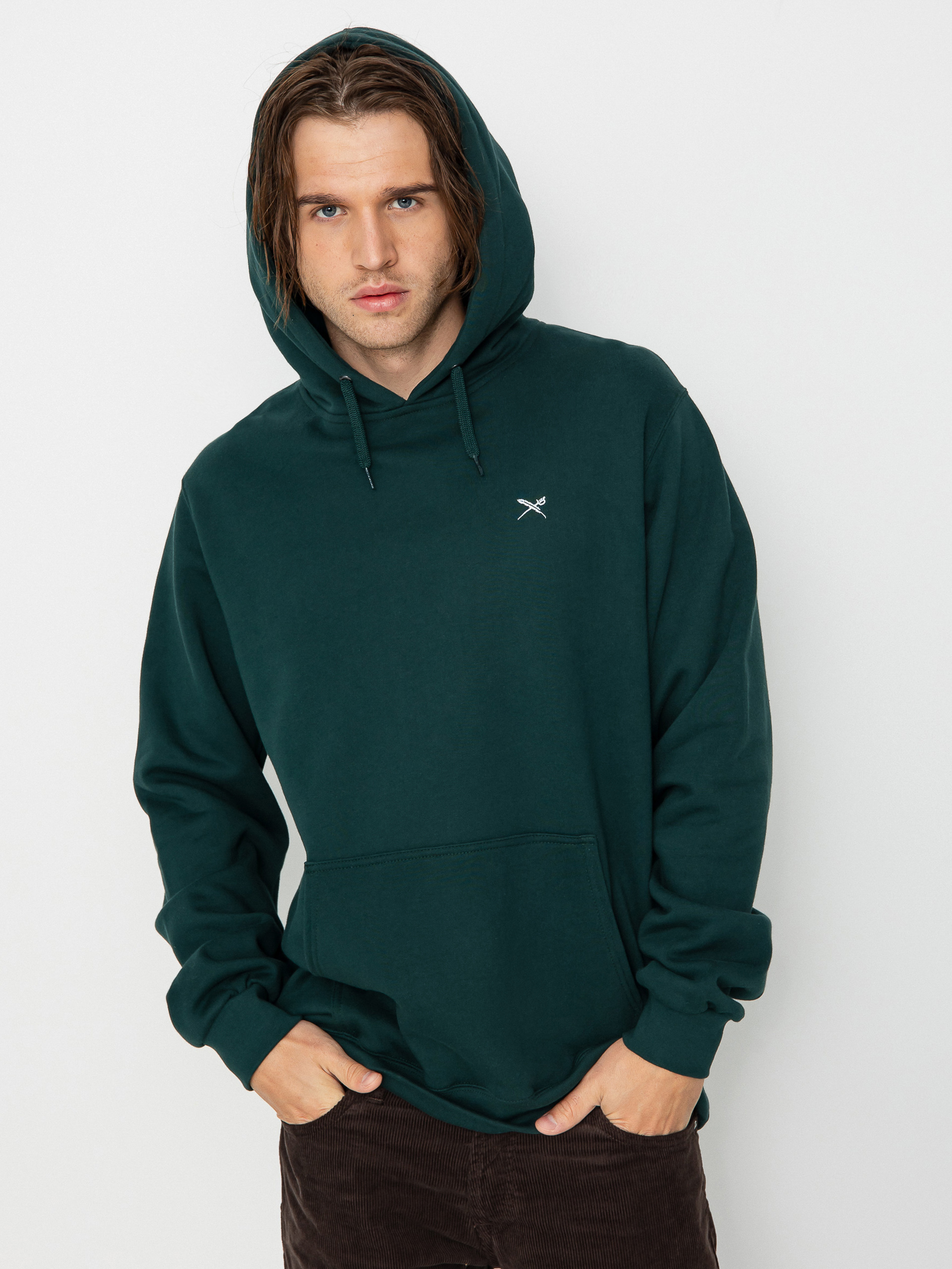 Mikina s kapucu0148ou Iriedaily Mini Flag 2 HD (night forest)