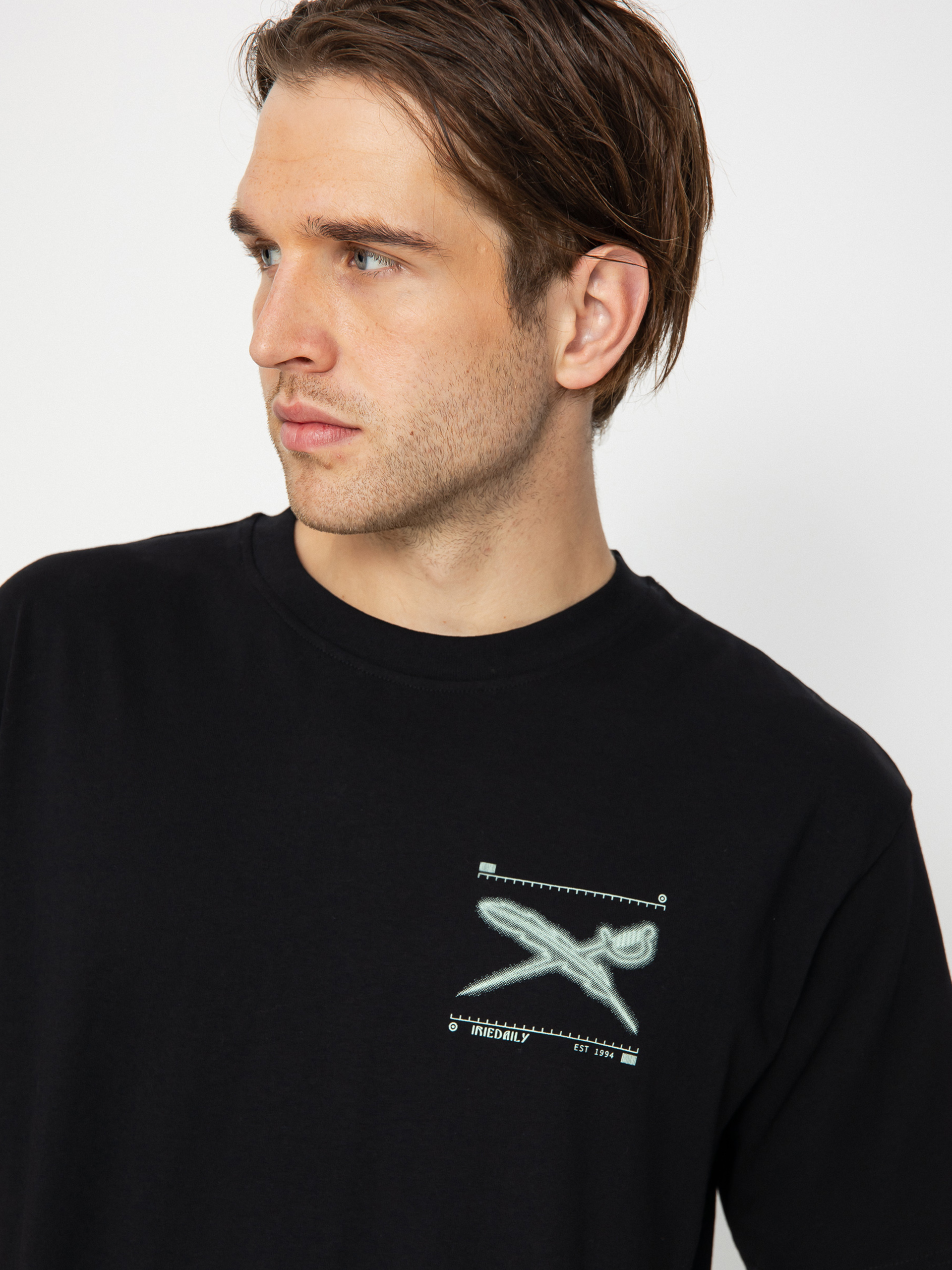 Tričko Iriedaily Rayfinger (black)