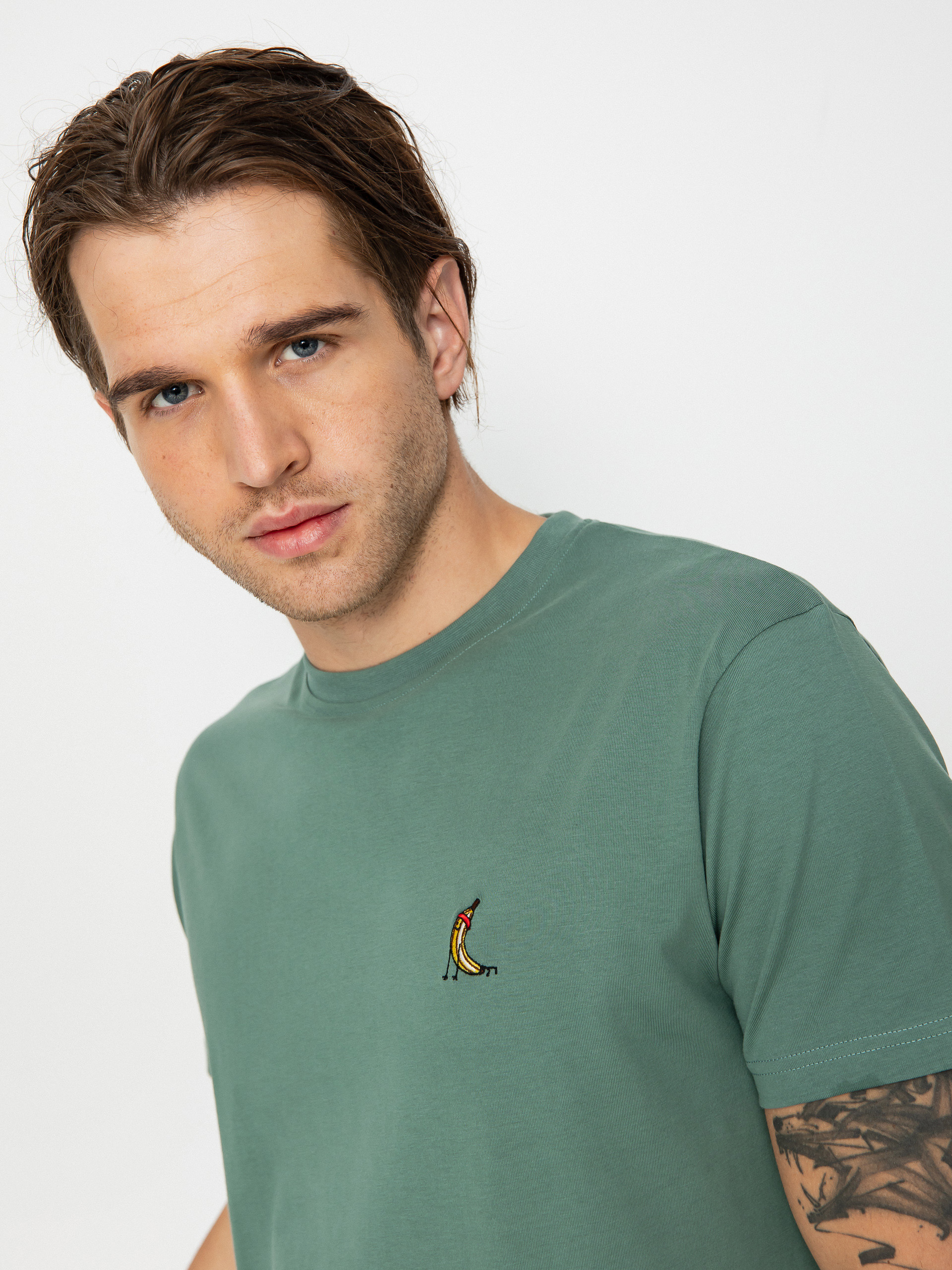 Tričko Iriedaily Gonana Emb (jungle green)