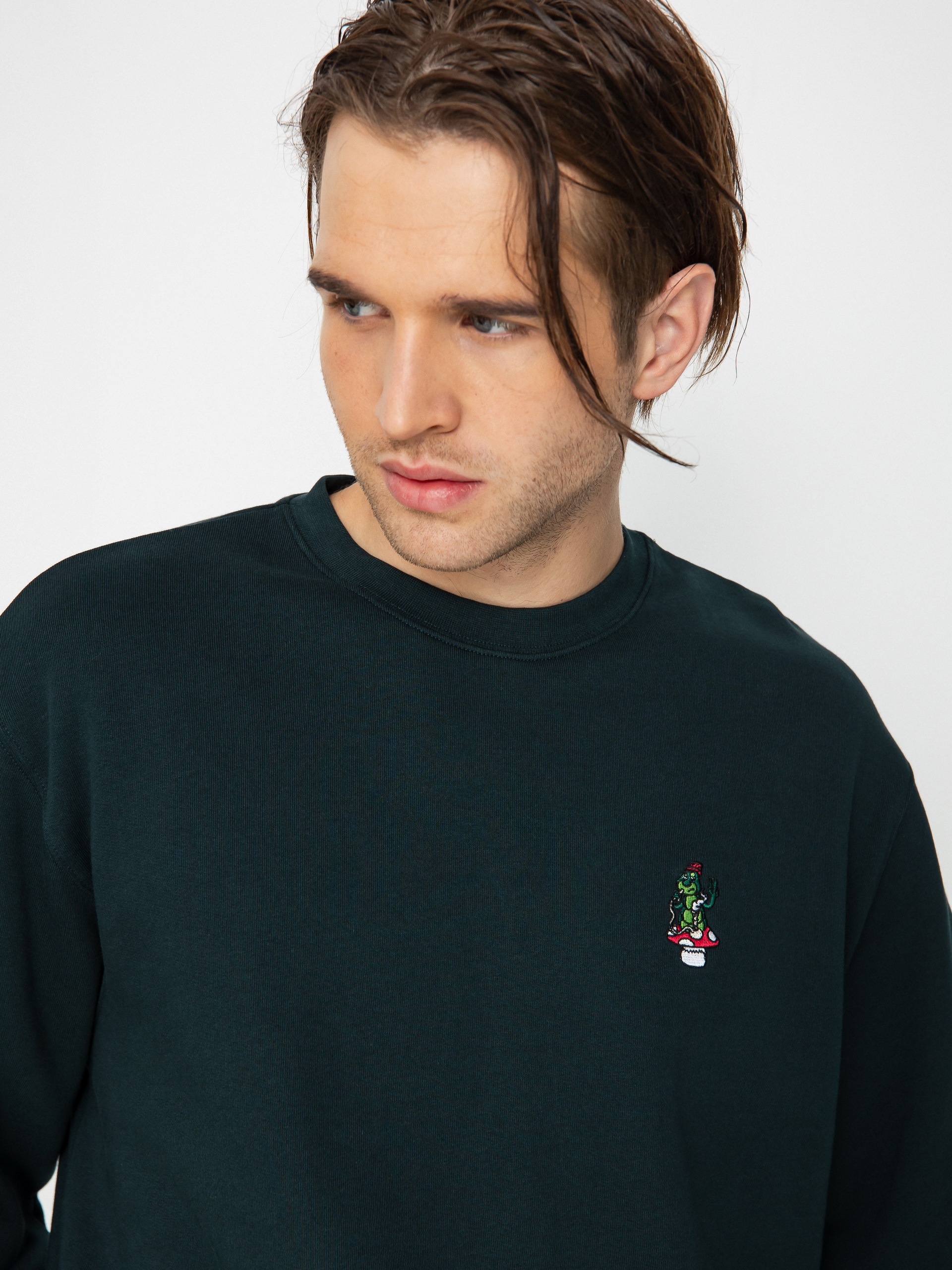 Mikina Iriedaily Smokey Emb (night forest)