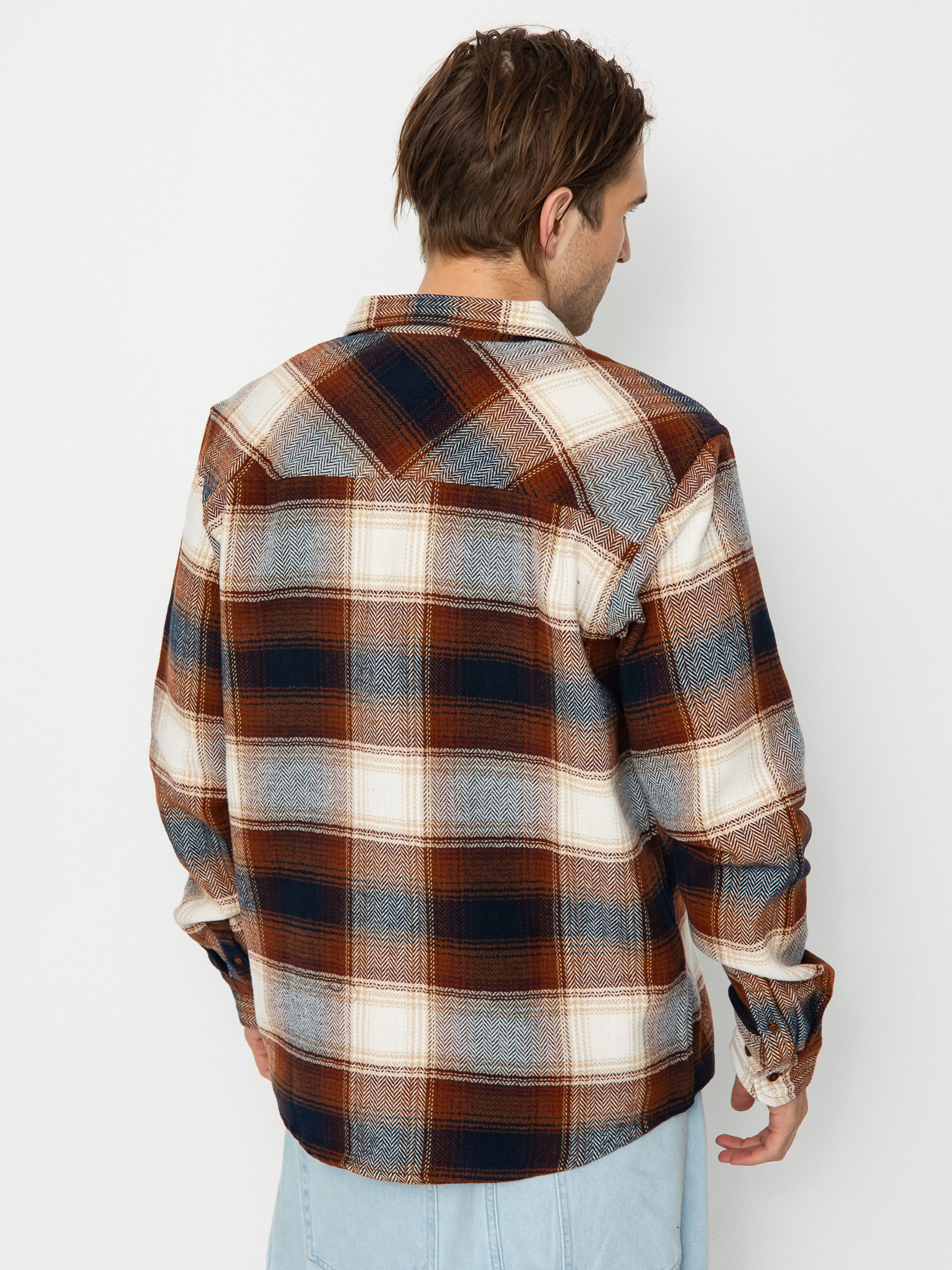 Košeľa Iriedaily Young Fella (navy brown)