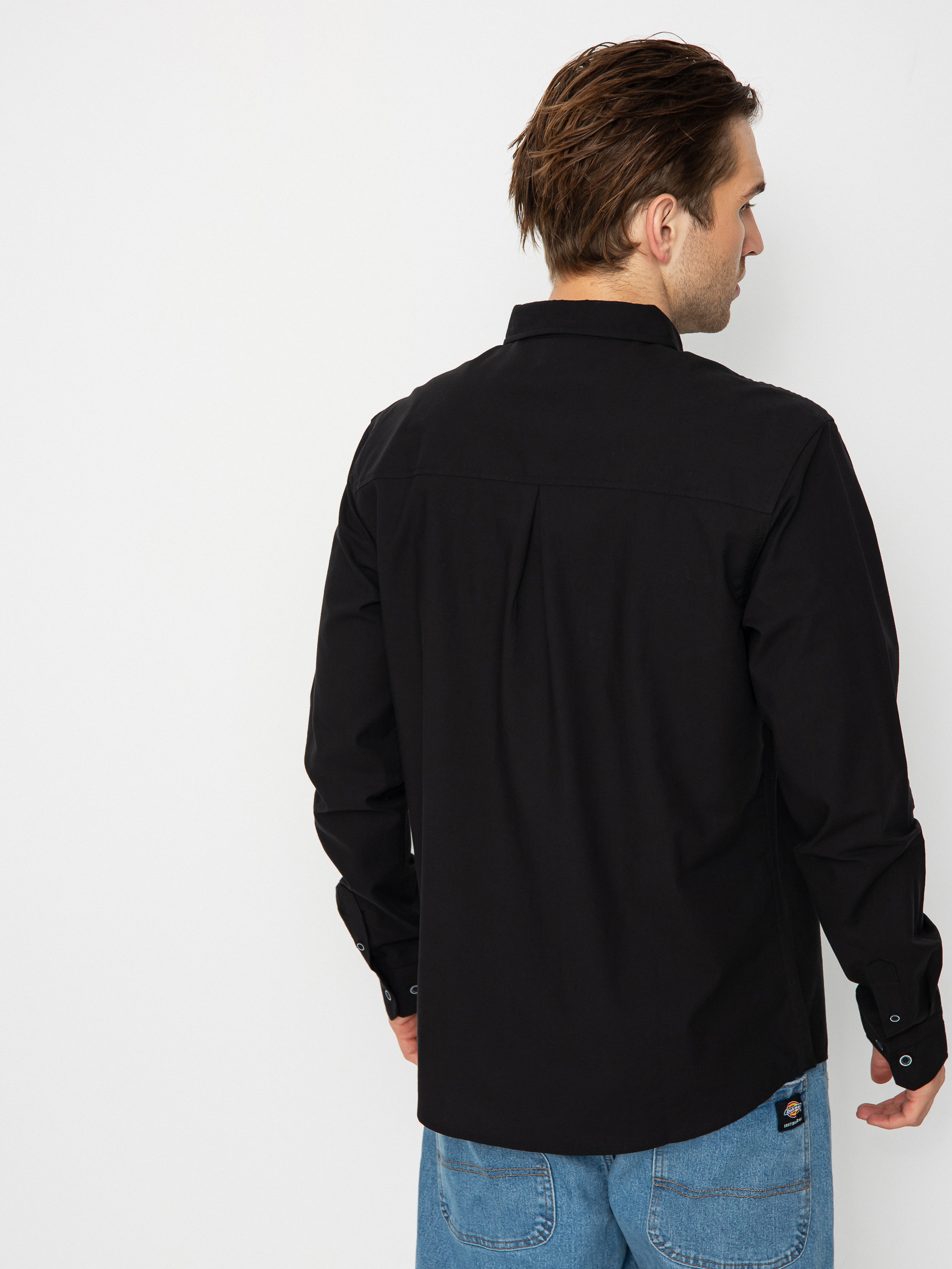 Košeľa Iriedaily Samuel (uni black)