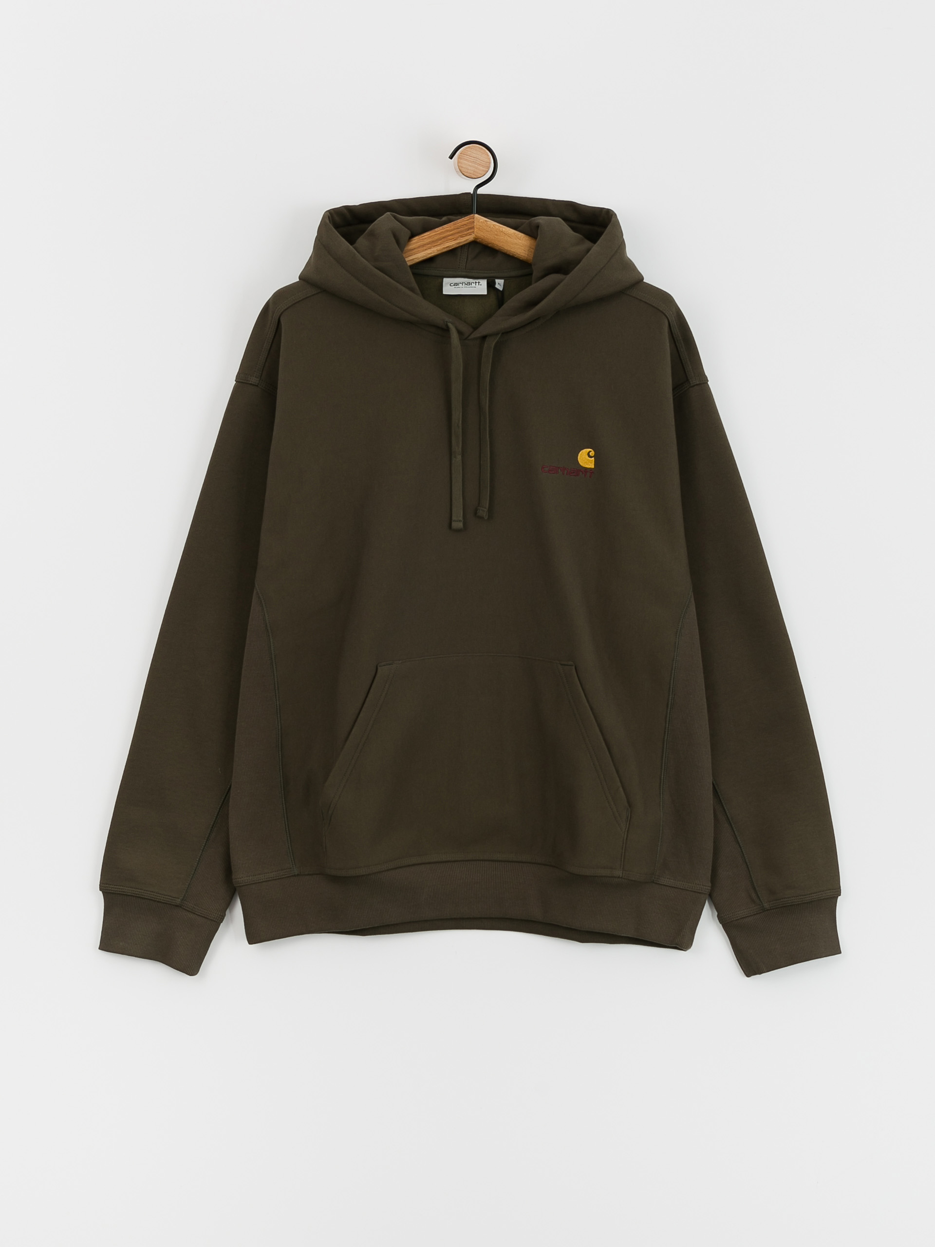 Mikina s kapucňou Carhartt WIP American Script HD (plant)