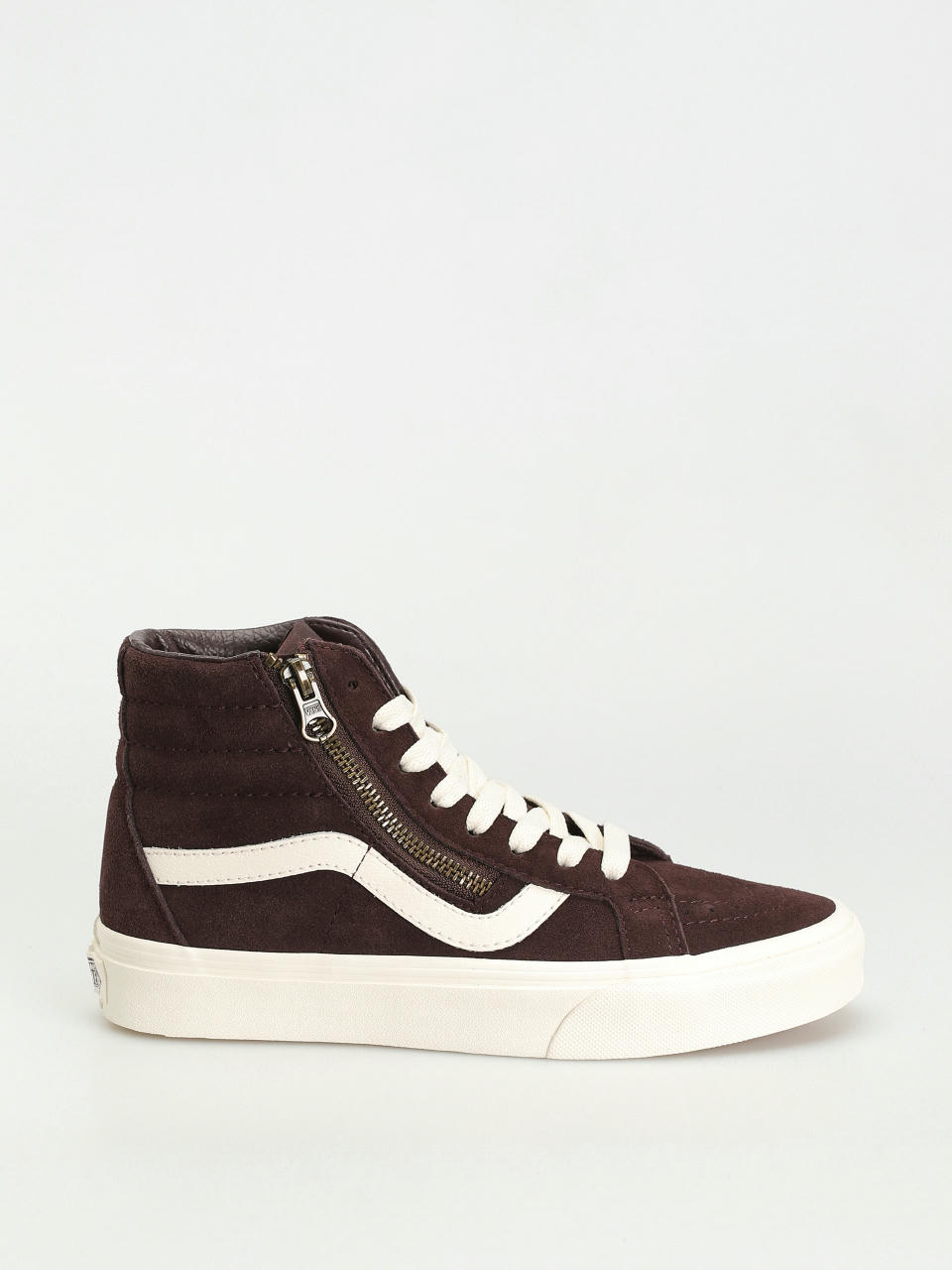 Topánky Vans Sk8 Hi Reissue Side Zip (cozy hug dark brown)