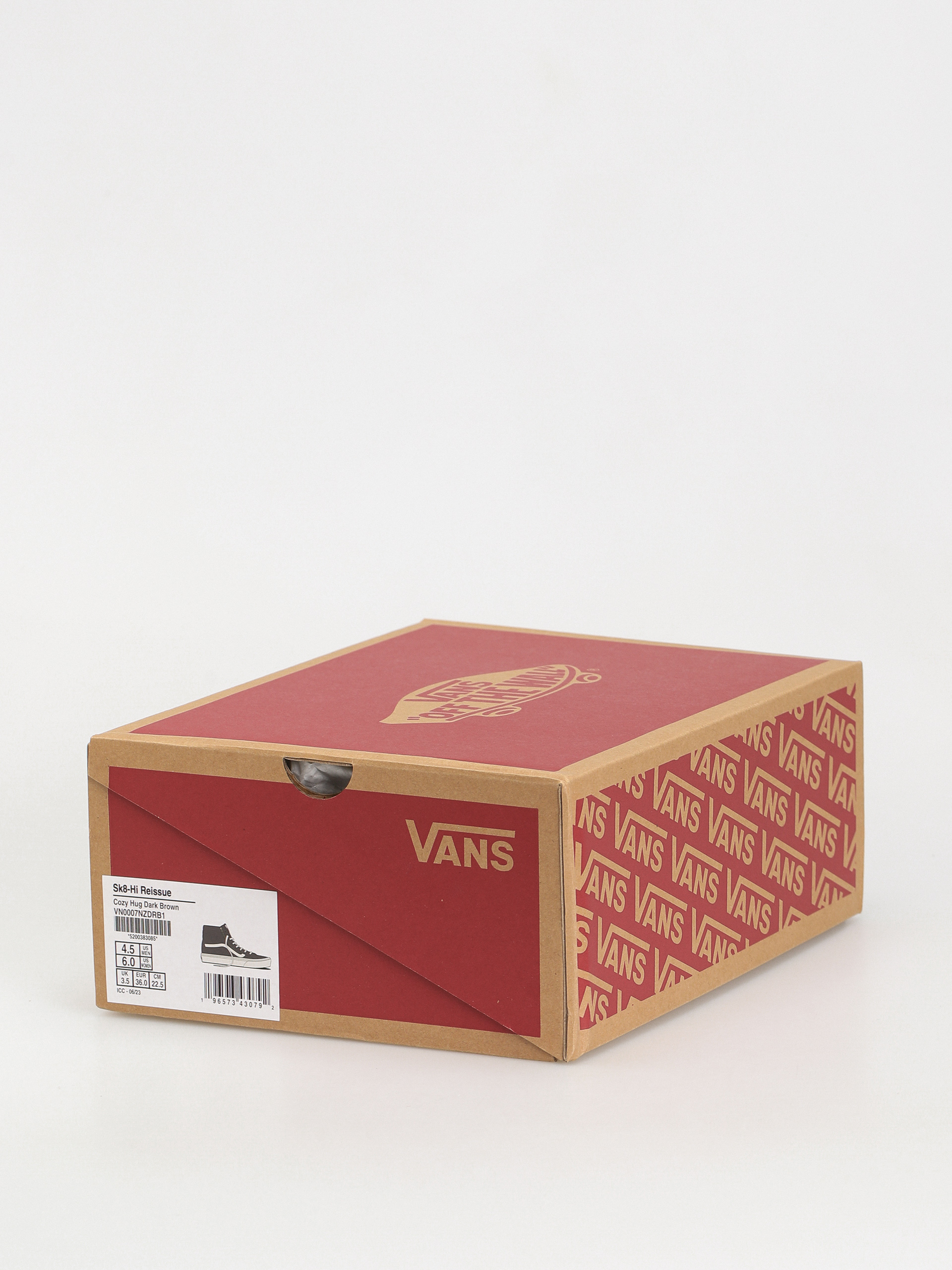 Topánky Vans Sk8 Hi Reissue Side Zip (cozy hug dark brown)
