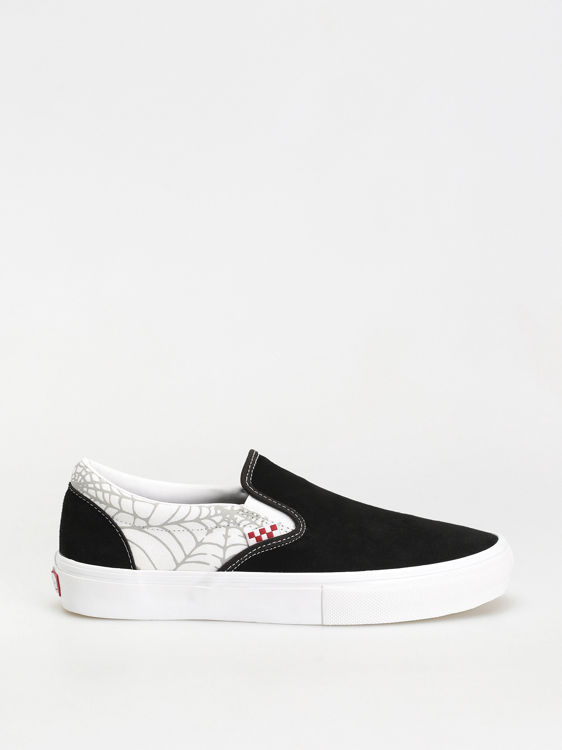 Topánky Vans Skate Slip On (black widow spider black/white/red)