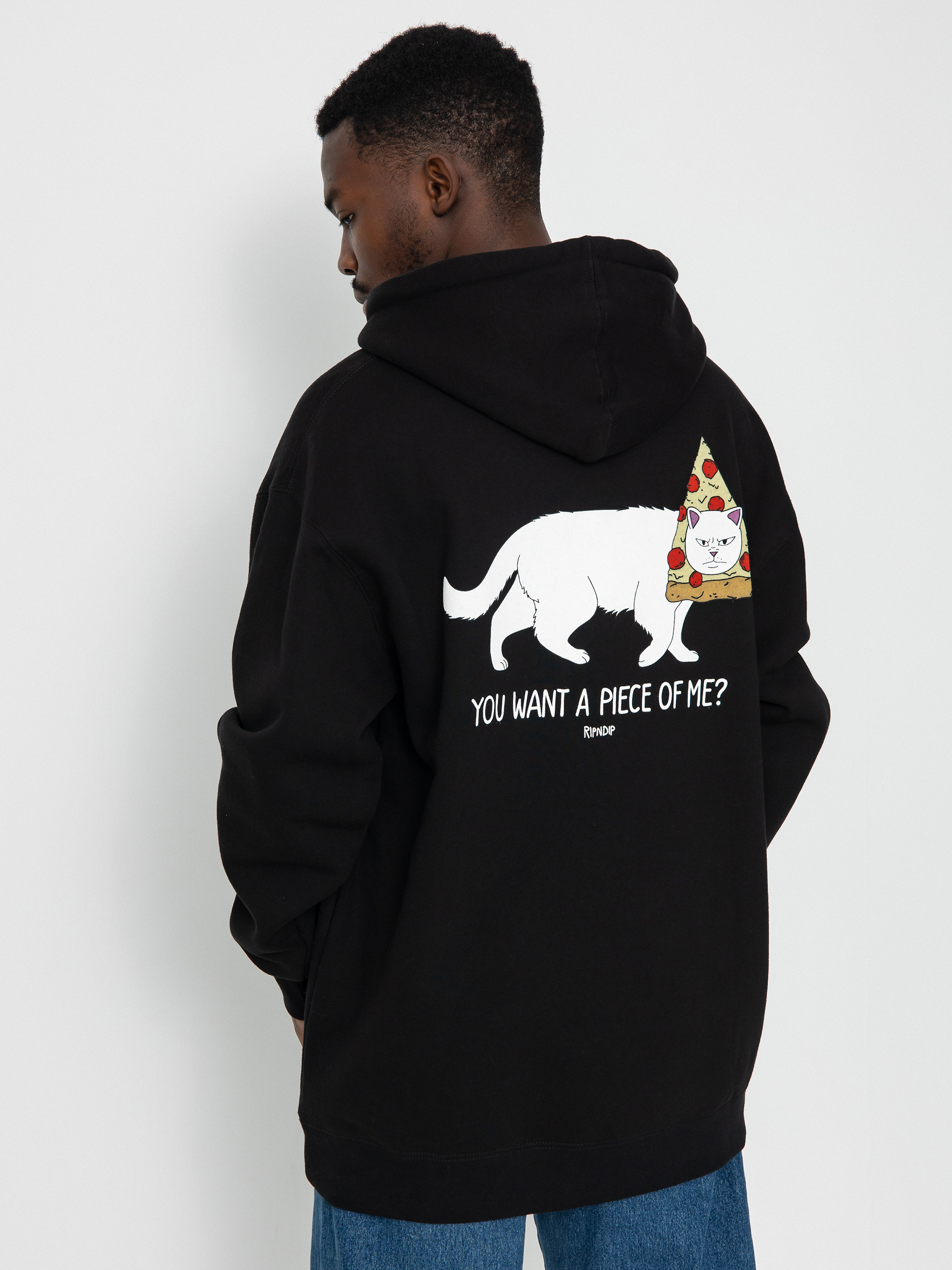 Mikina s kapucňou RipNDip Wanna Piece Of Me? HD (black)