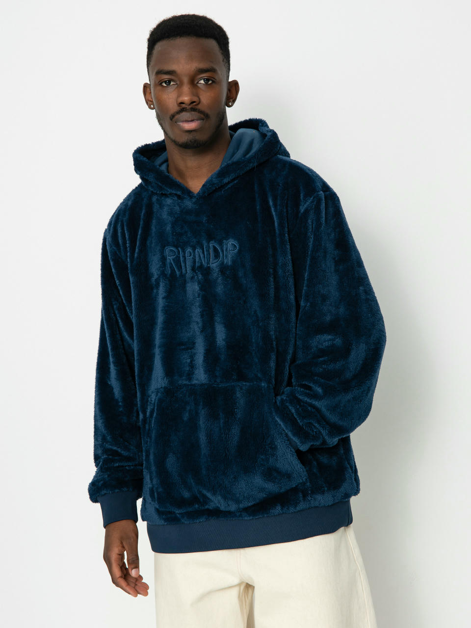 Mikina s kapucňou RipNDip OG Sherpa HD (navy)