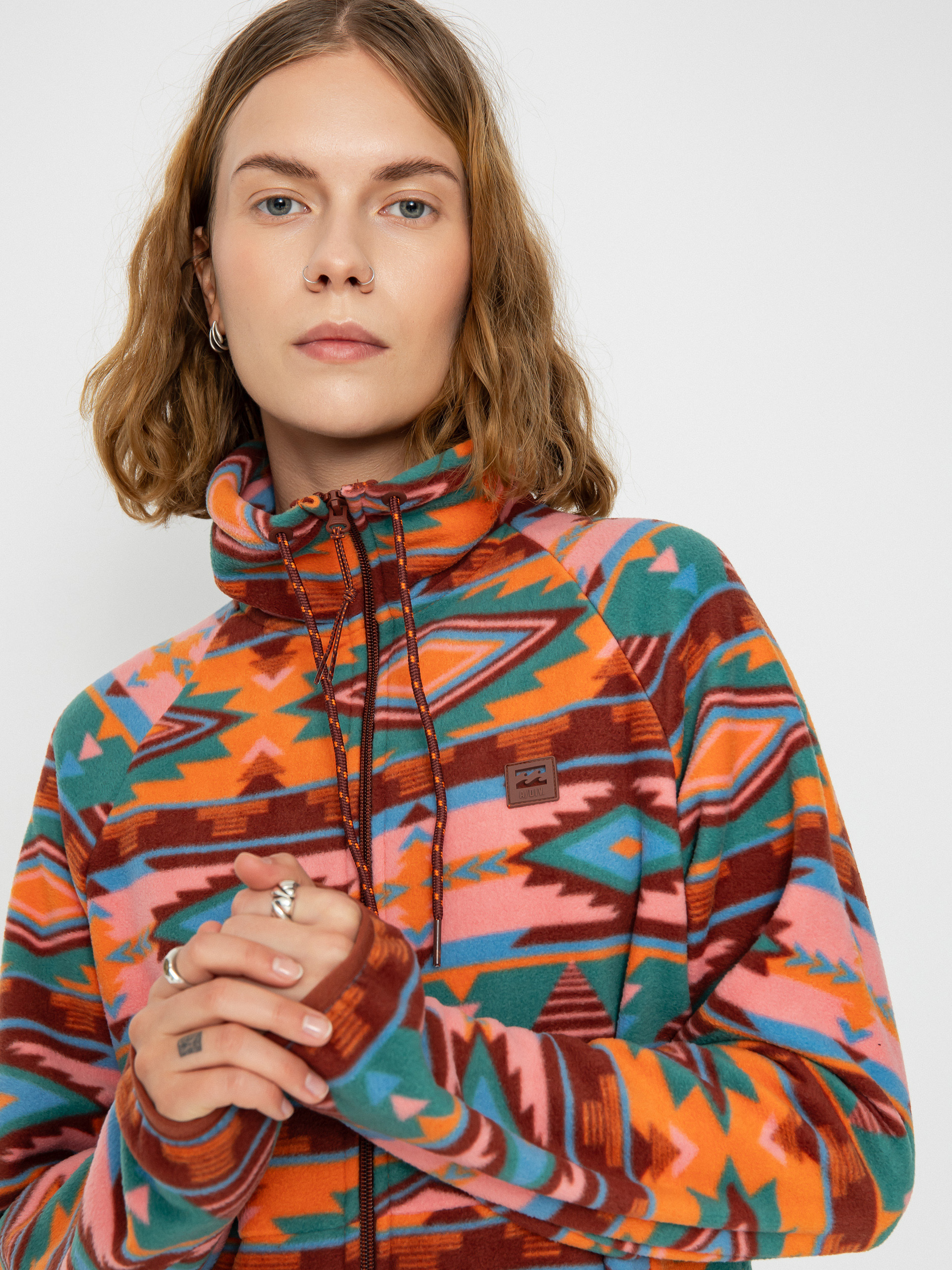 Dámsky Flísová mikina Billabong Boundary (rosewood)