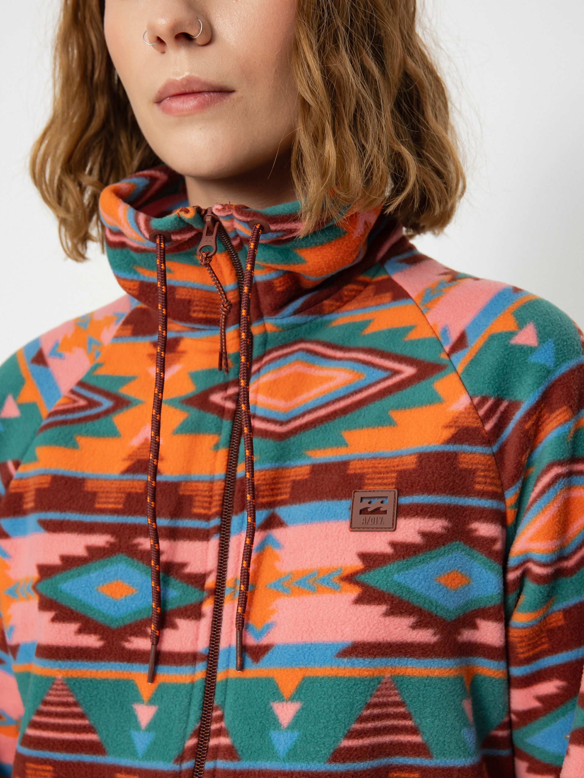 Dámsky Flísová mikina Billabong Boundary (rosewood)