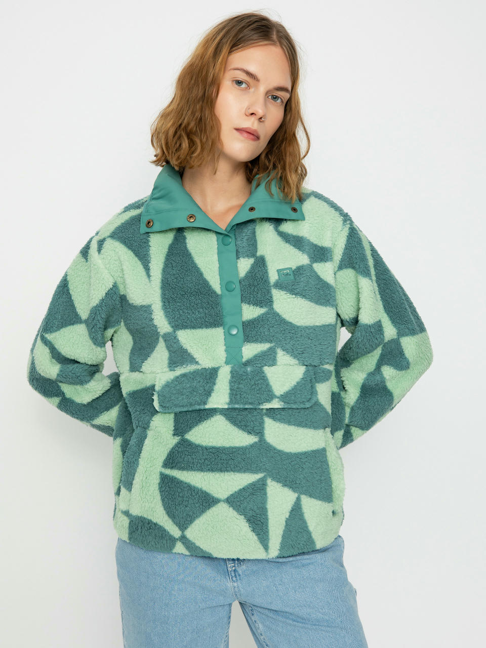 Dámsky Flísová mikina Billabong Switchback Pullover (pine)