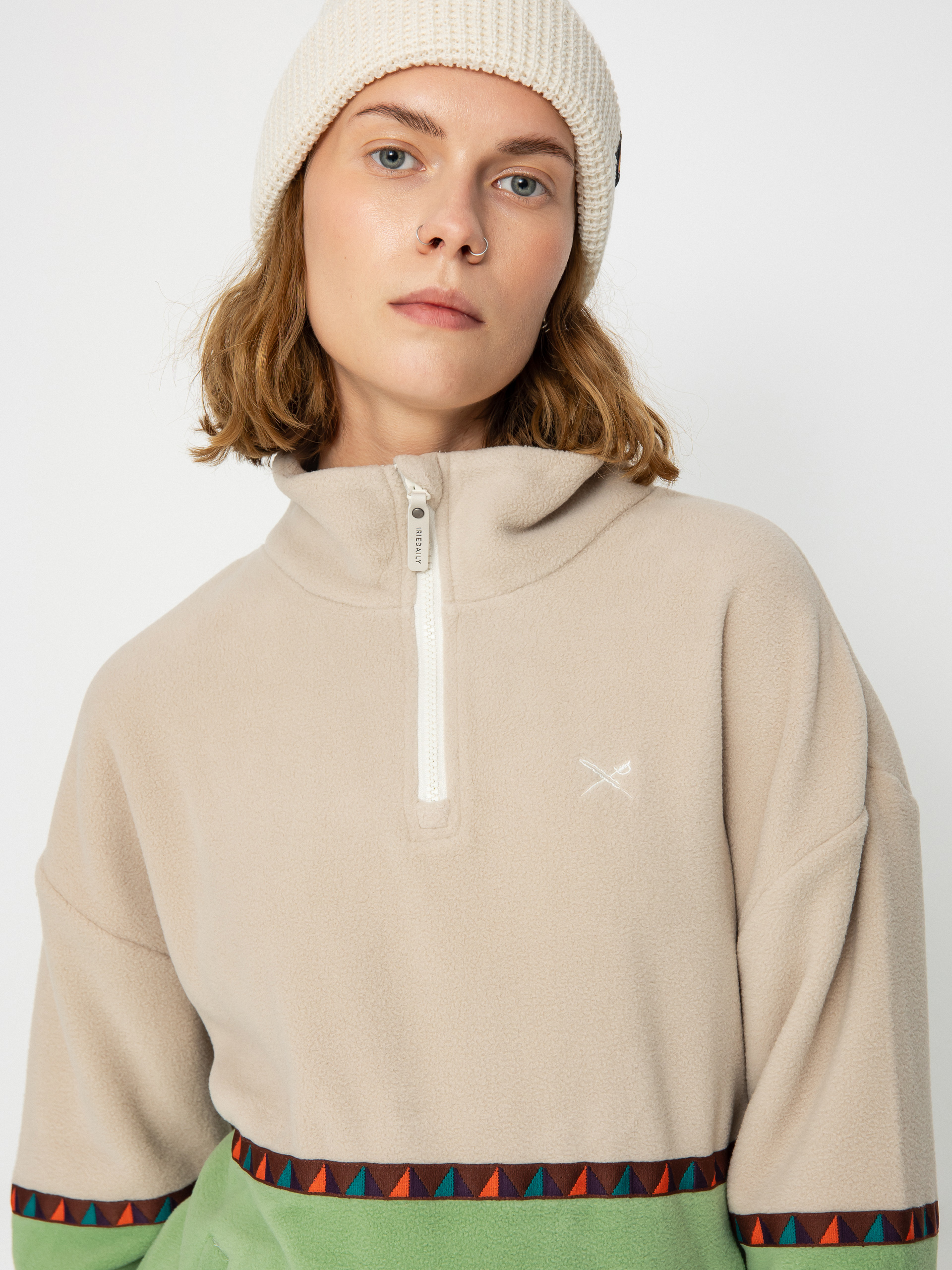 Dámsky Flísová mikina Iriedaily Holina (piquant green)